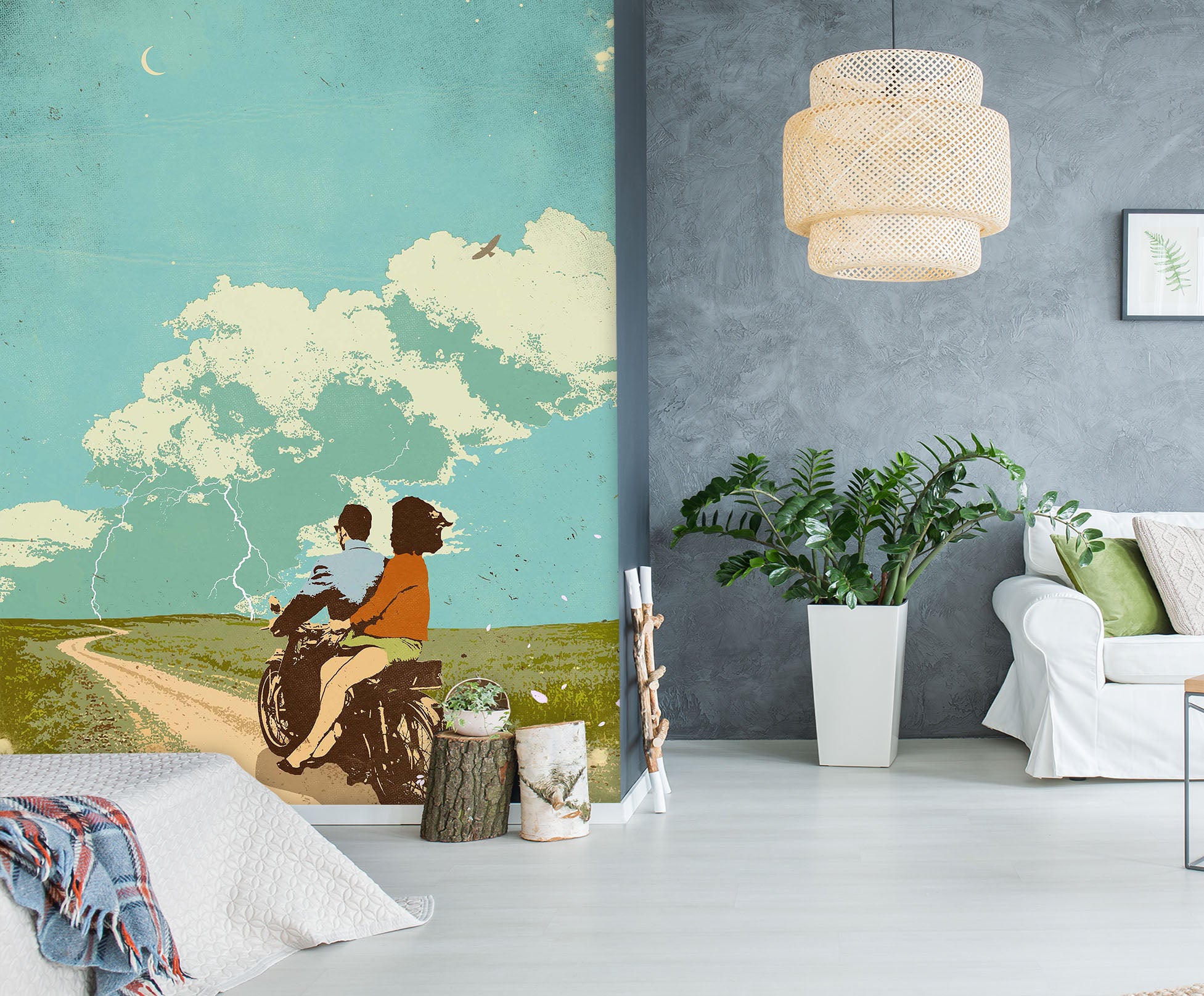 3D Slingshot 1415 Showdeer Wall Mural Wall Murals