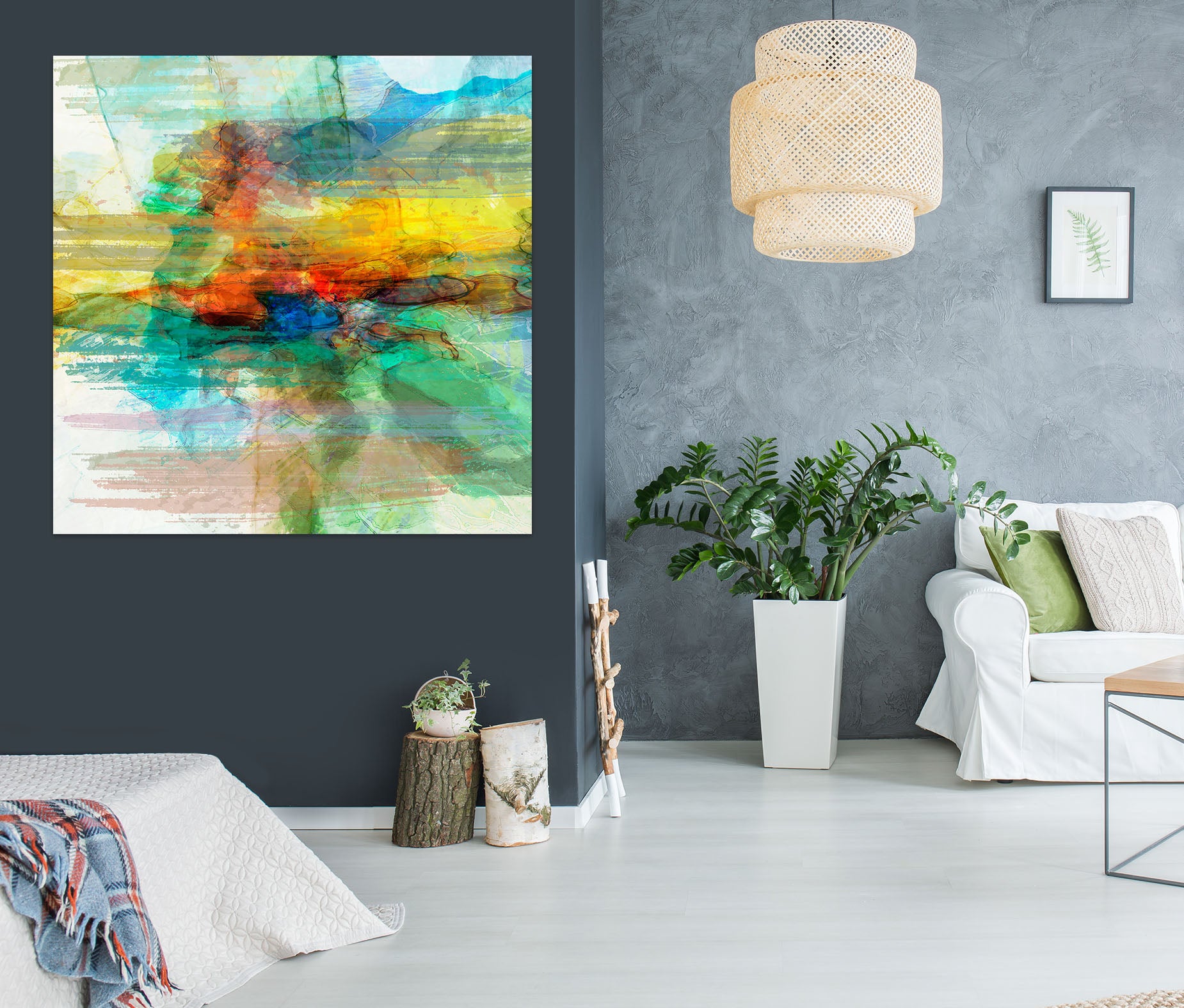 3D Color Light 030 Michael Tienhaara Wall Sticker