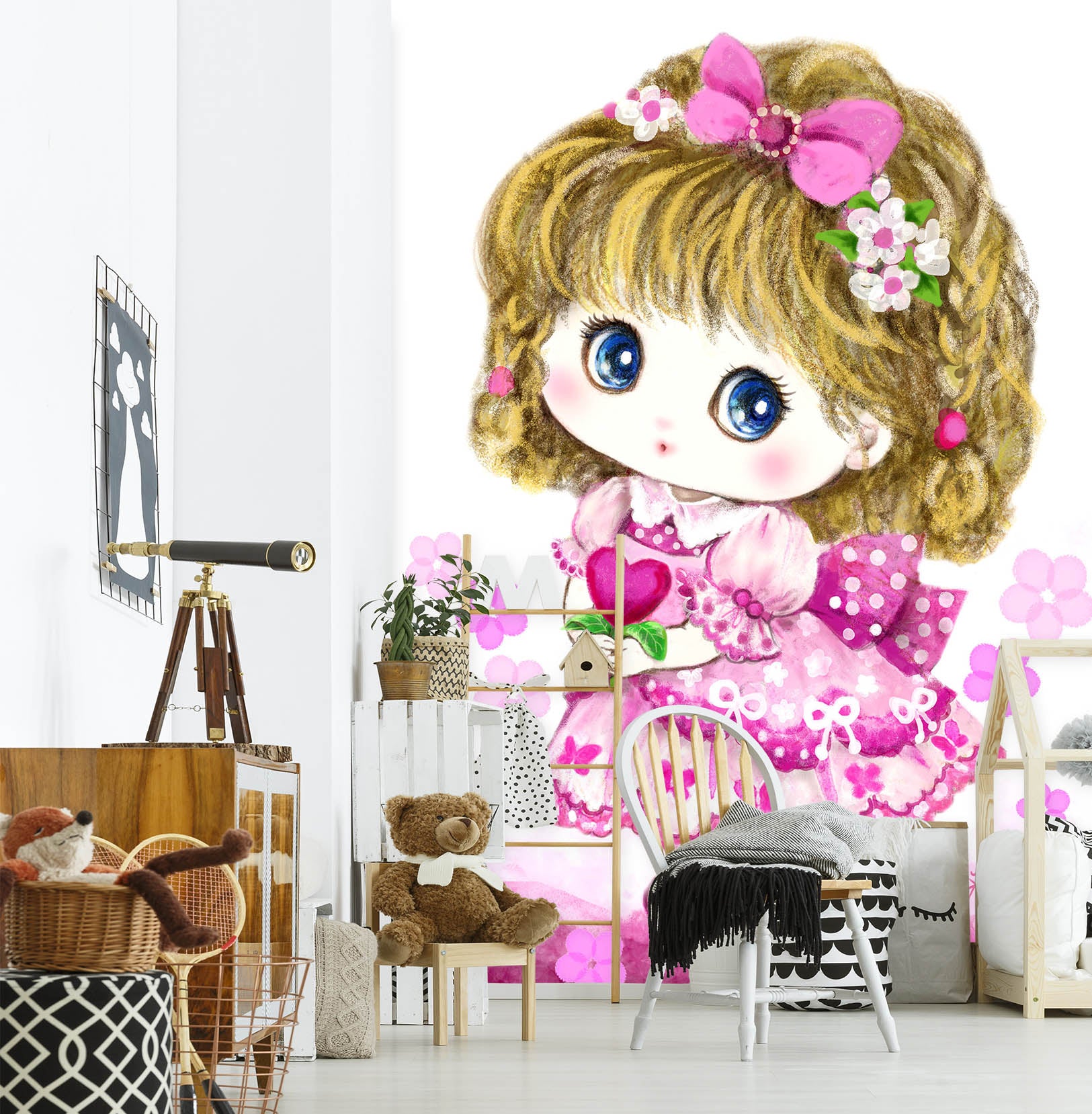 3D Princess Girl 5479 Kayomi Harai Wall Mural Wall Murals