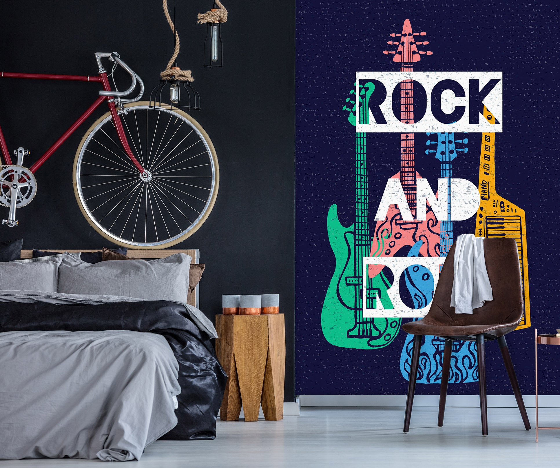 3D Guitar Bass 57141 Wall Murals