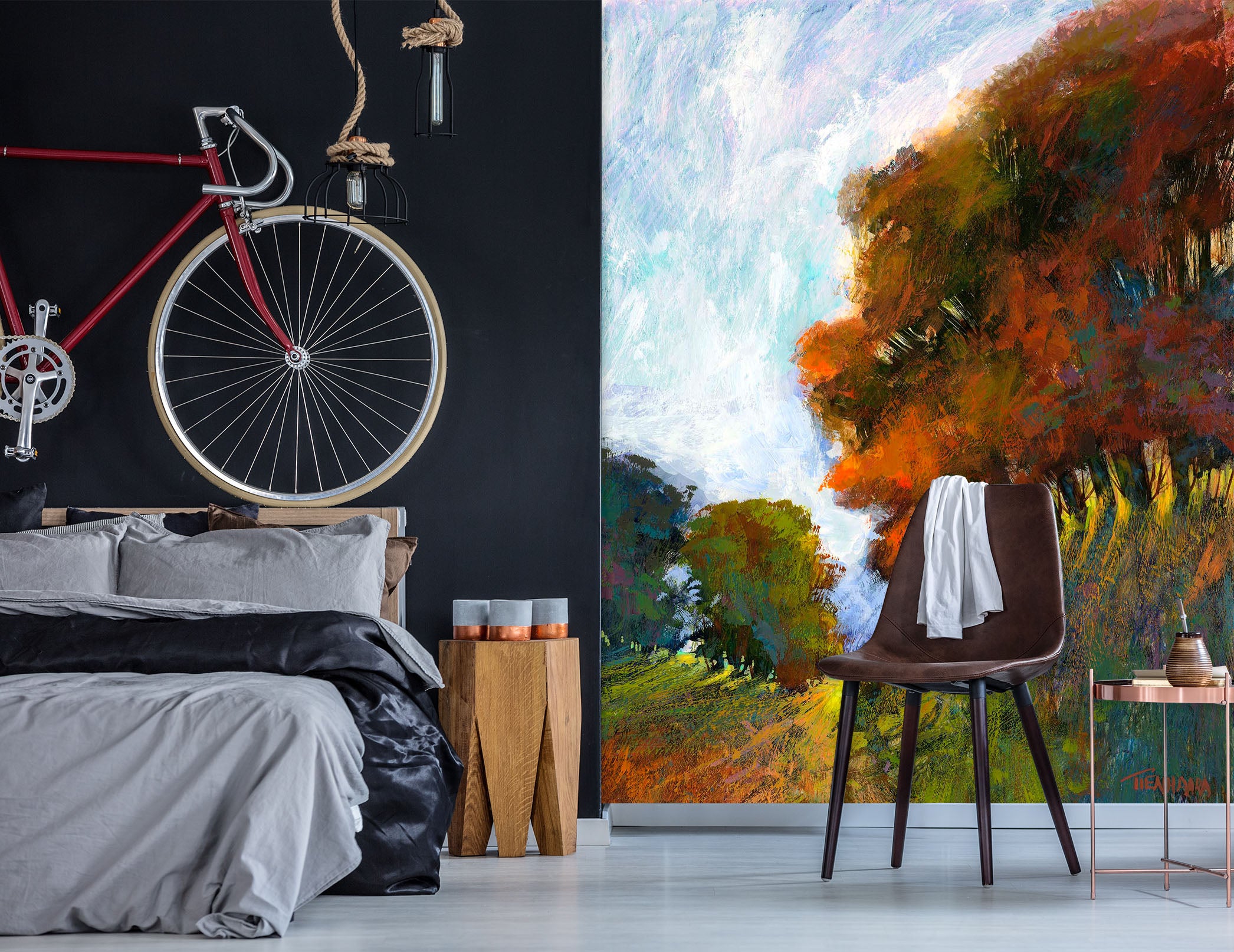 3D Maple Forest 1551 Michael Tienhaara Wall Mural Wall Murals