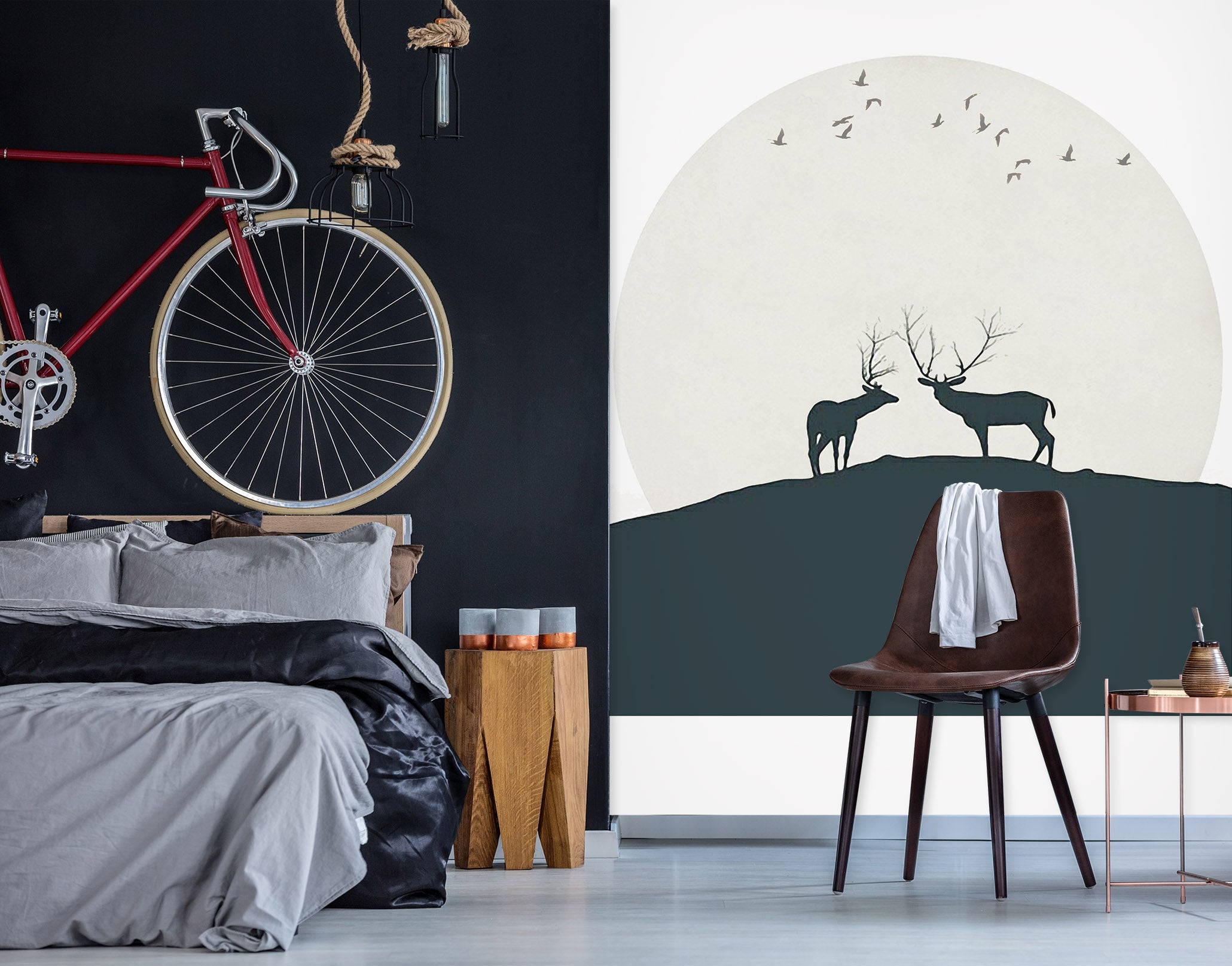 3D Valley Fawn 062 Wall Murals