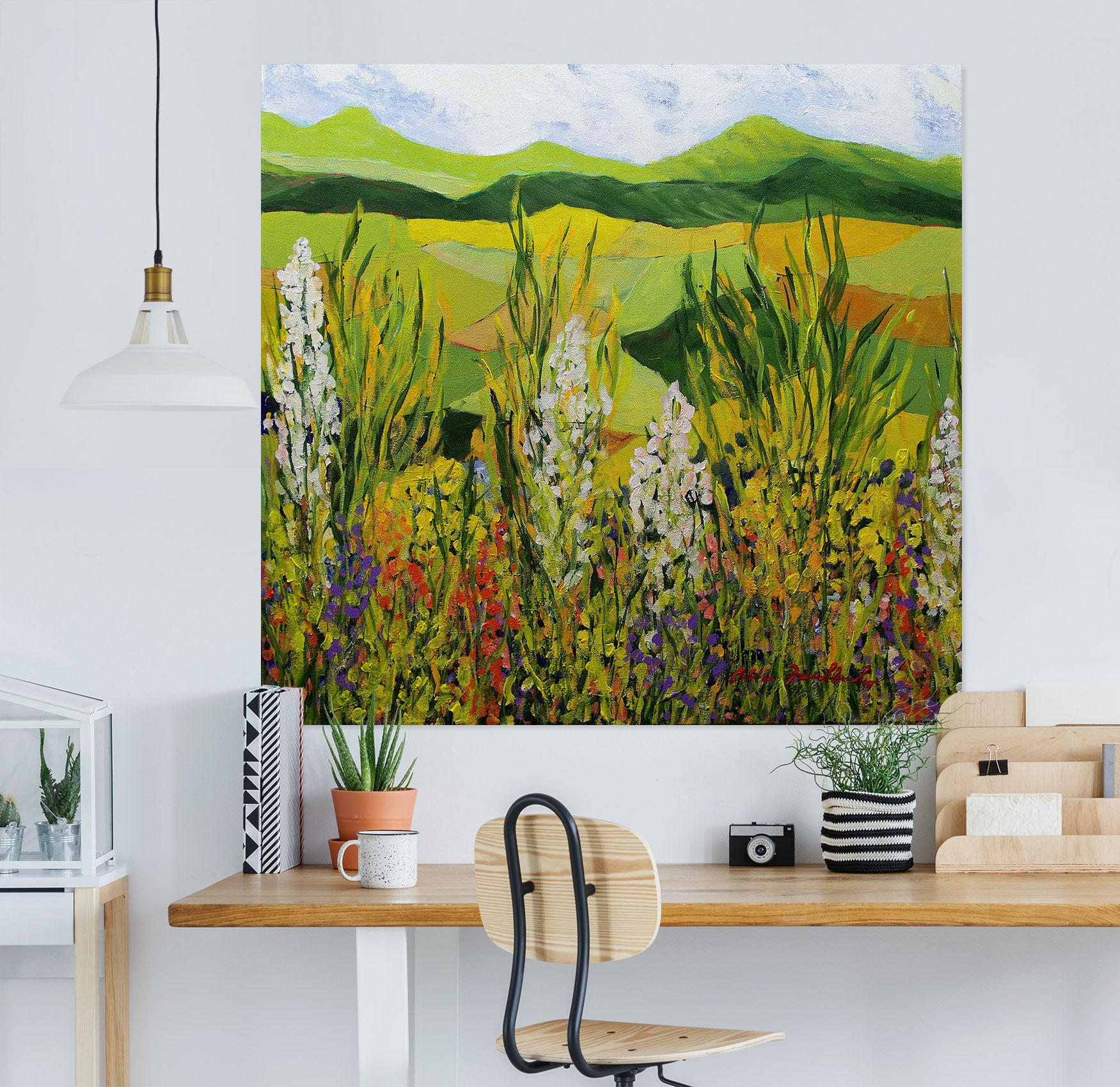 3D Prairie Flowers 239 Allan P. Friedlander Wall Sticker