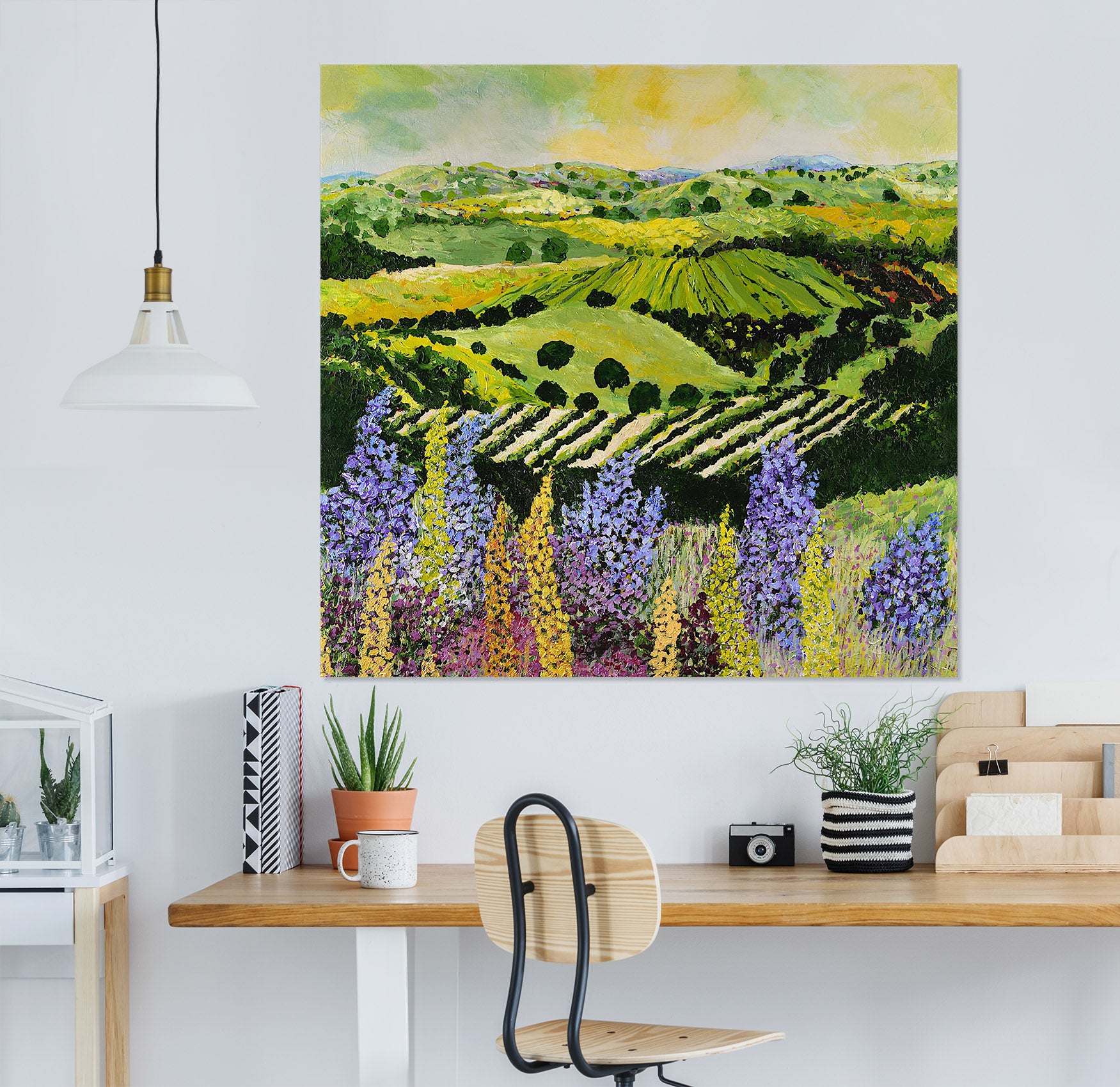 3D Wildflower Ridge 134 Allan P. Friedlander Wall Sticker