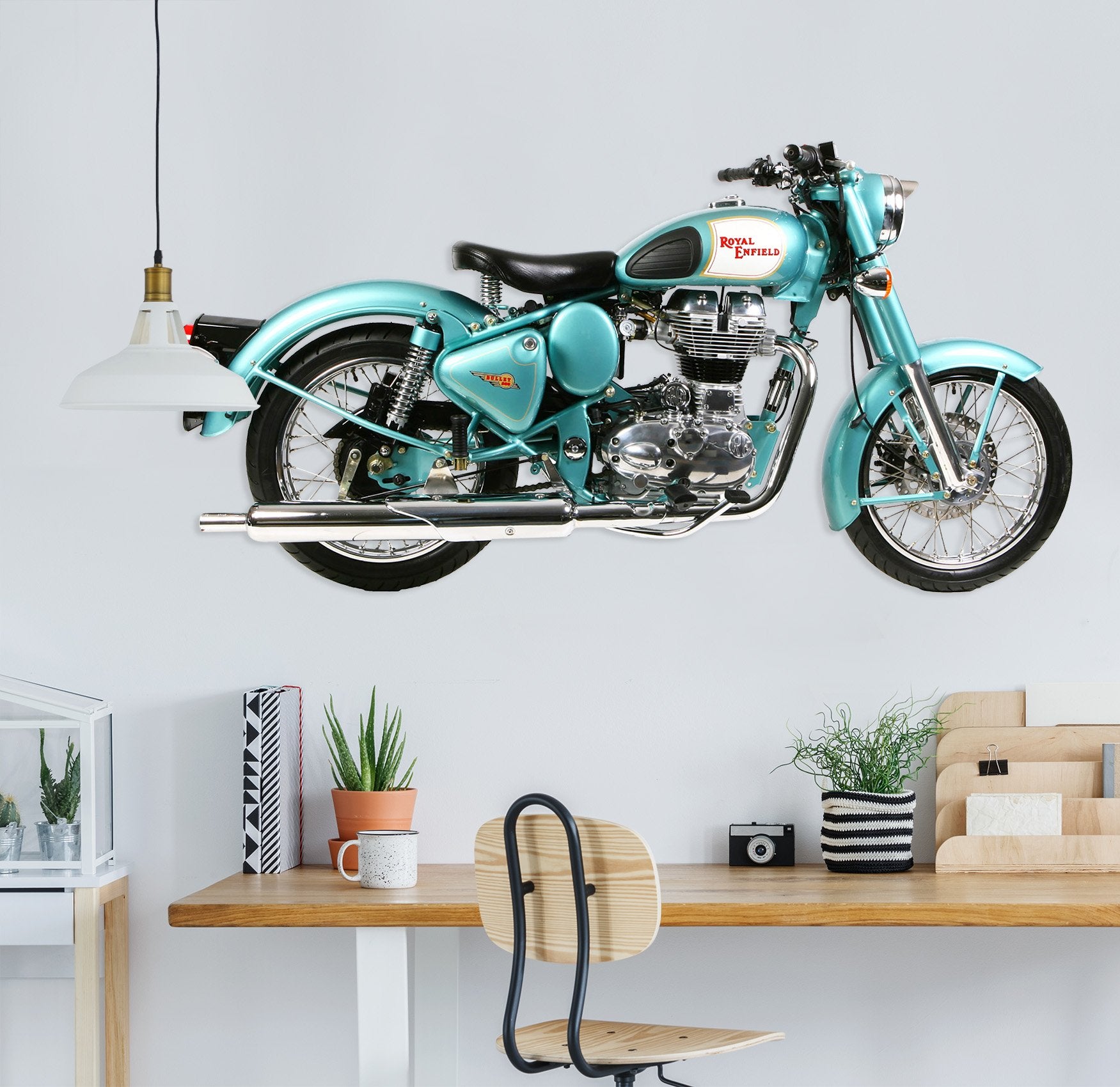 3D Green Motorcycle 223 Vehicles Wallpaper AJ Wallpaper 