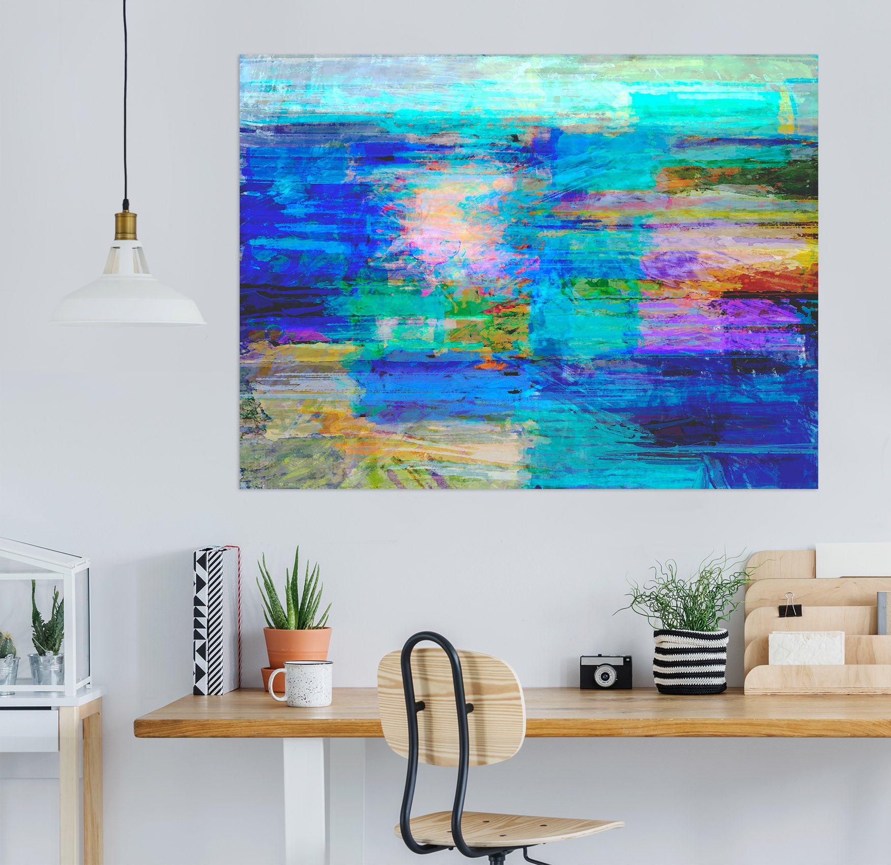 3D Sunset Sea 009 Michael Tienhaara Wall Sticker