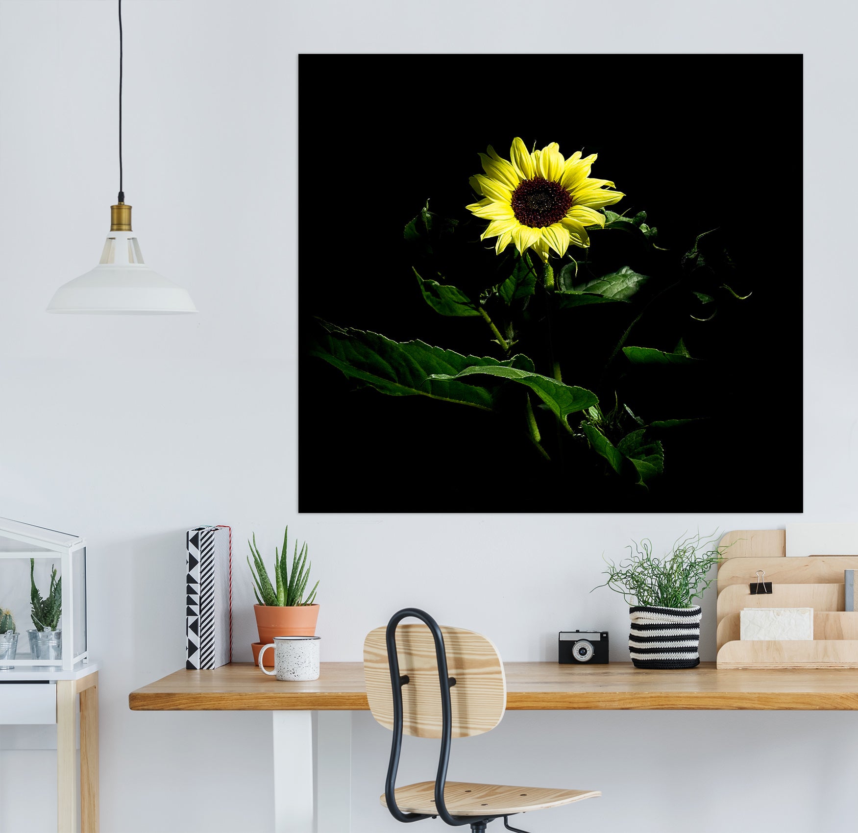3D Sunflower 026 Kathy Barefield Wall Sticker