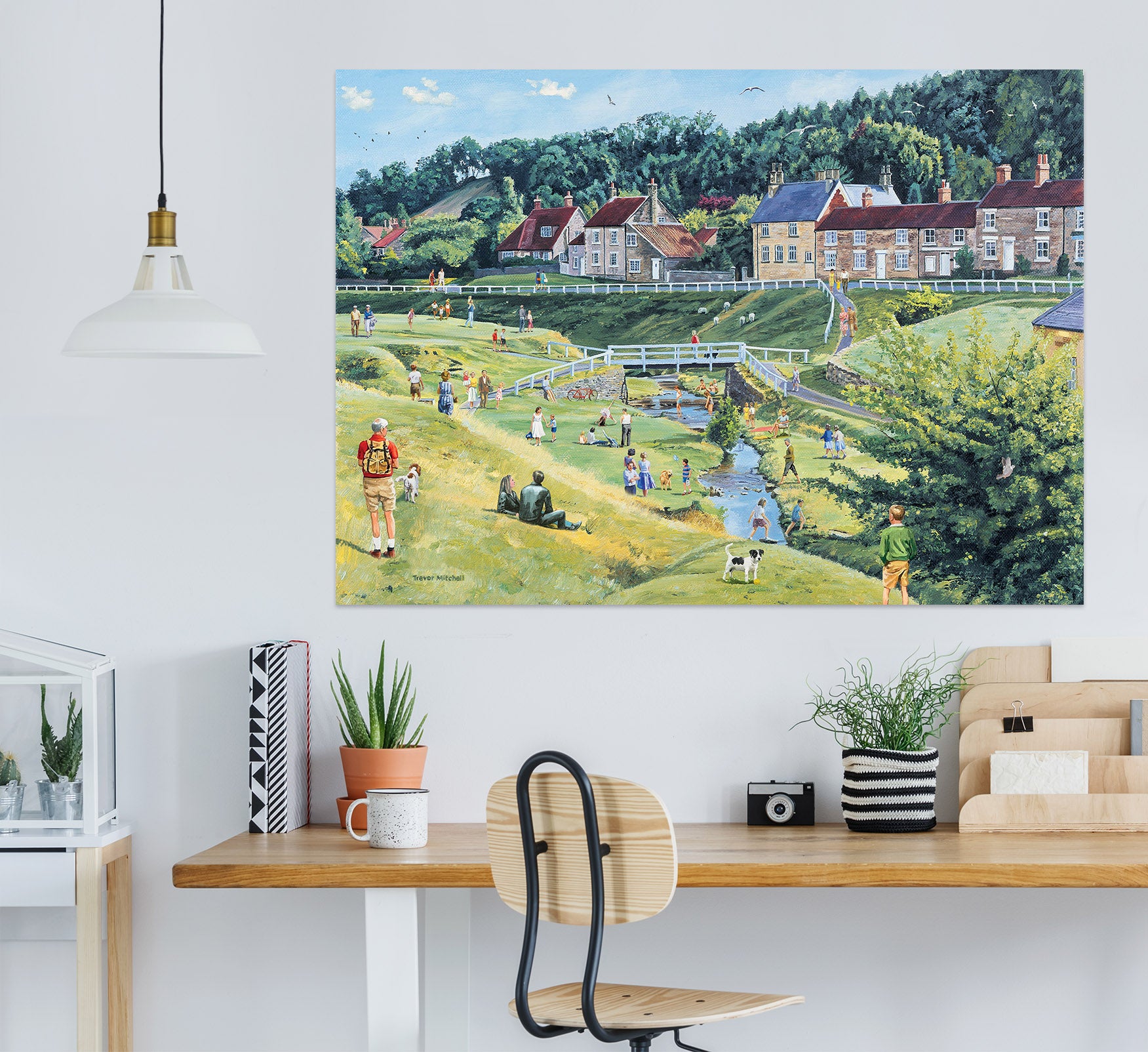 3D Lawn House 8932 Trevor Mitchell Wall Sticker