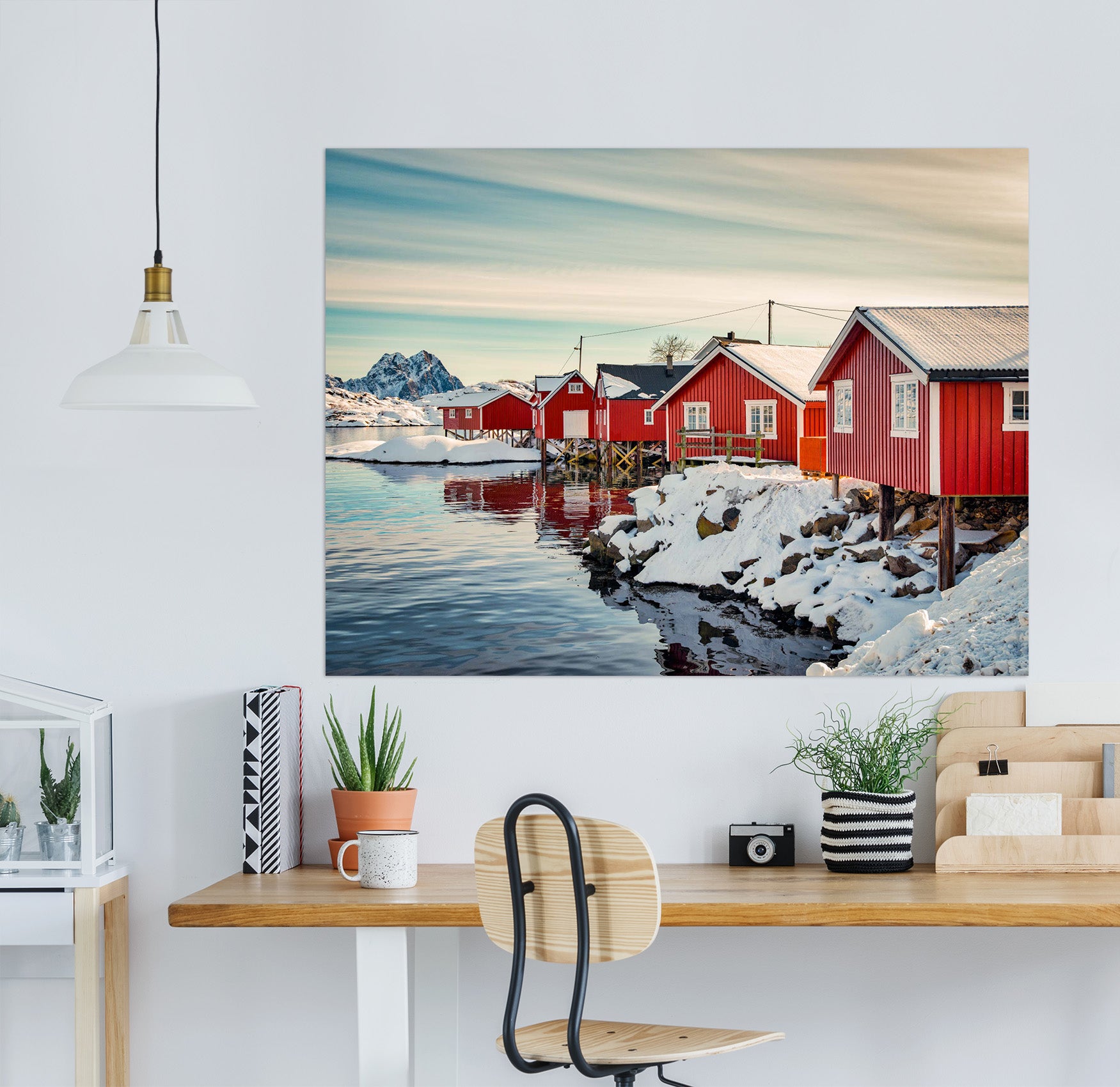 3D Red House 175 Marco Carmassi Wall Sticker