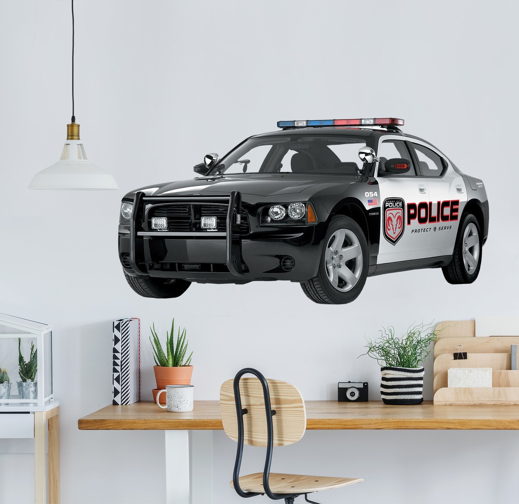 3D American Police Car 0003 Vehicles Wallpaper AJ Wallpaper 