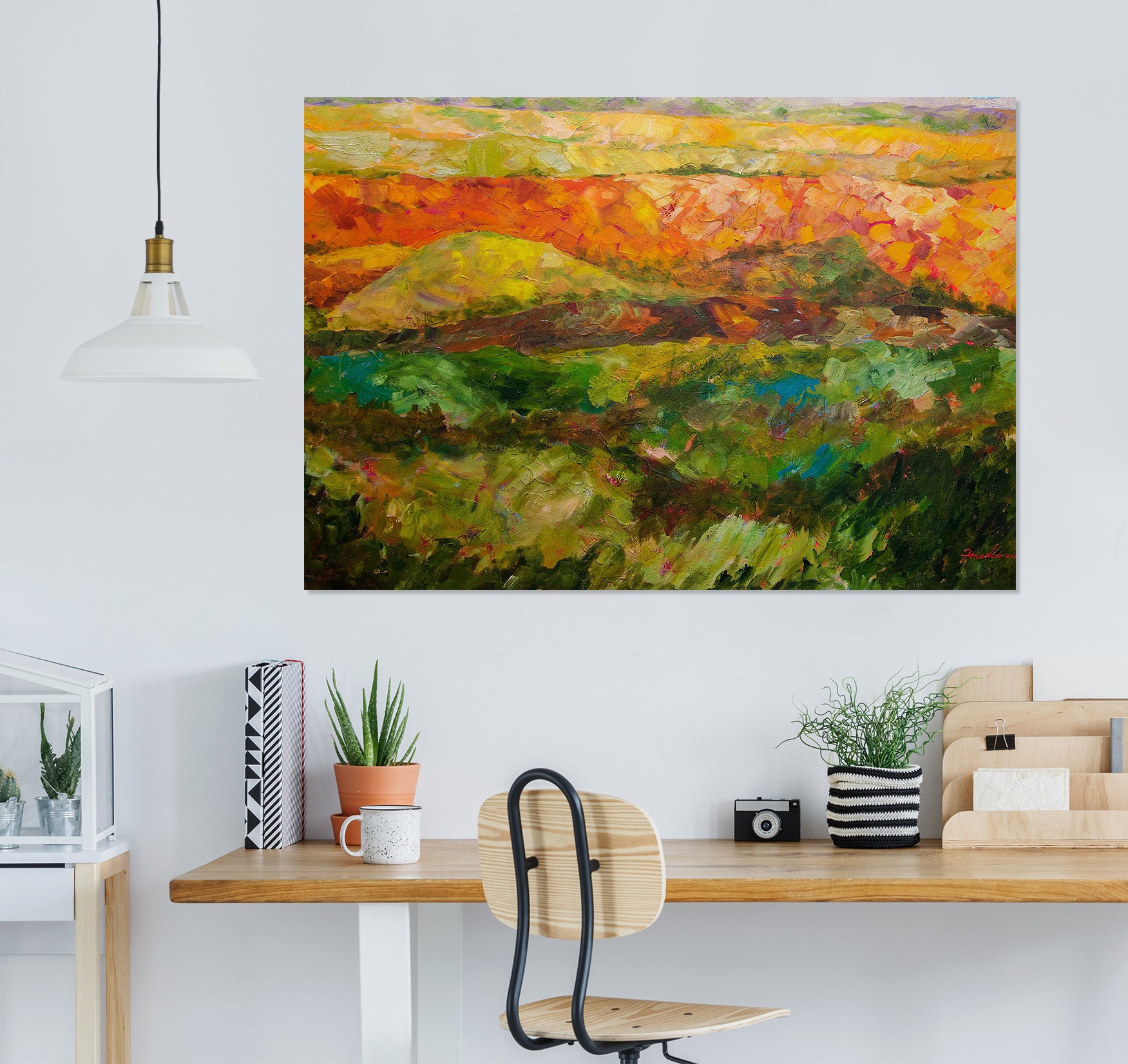 3D Colored Field 022 Allan P. Friedlander Wall Sticker