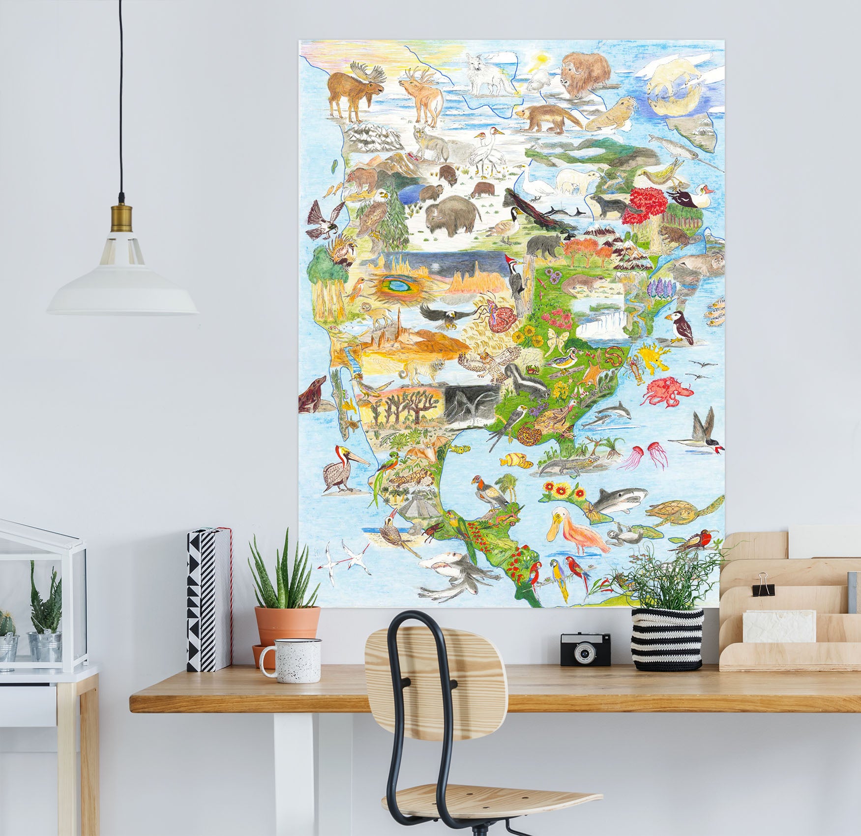 3D North America 027 Michael Sewell Wall Sticker