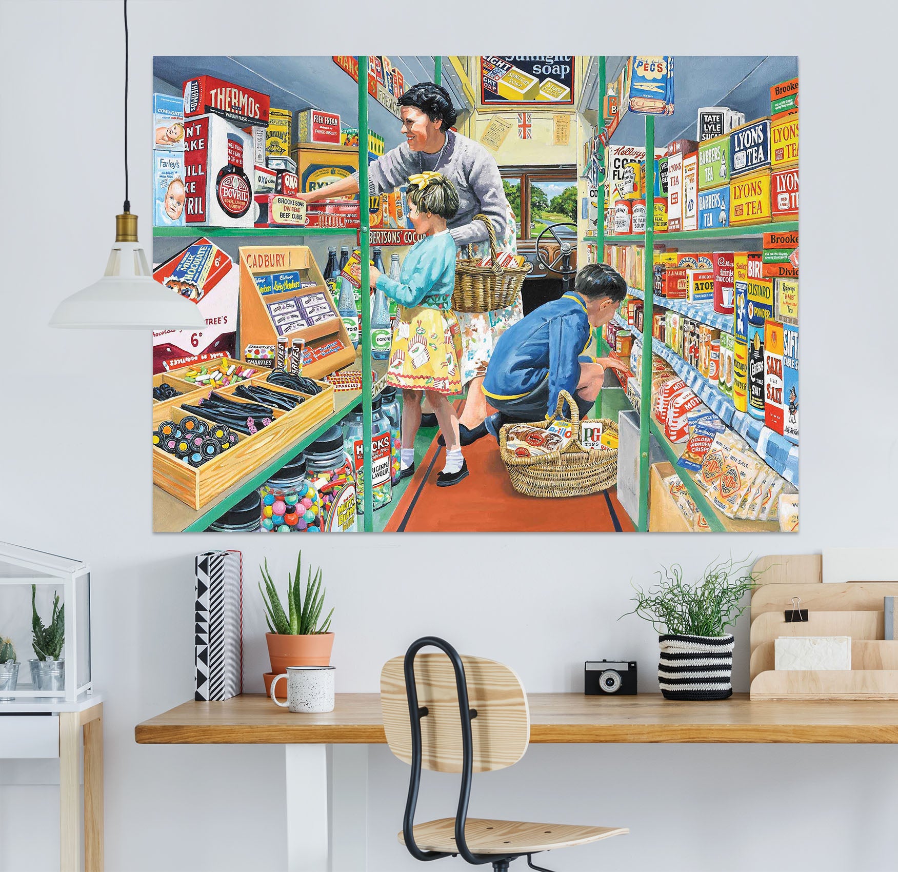 3D In The Mobile Shop 042 Trevor Mitchell Wall Sticker