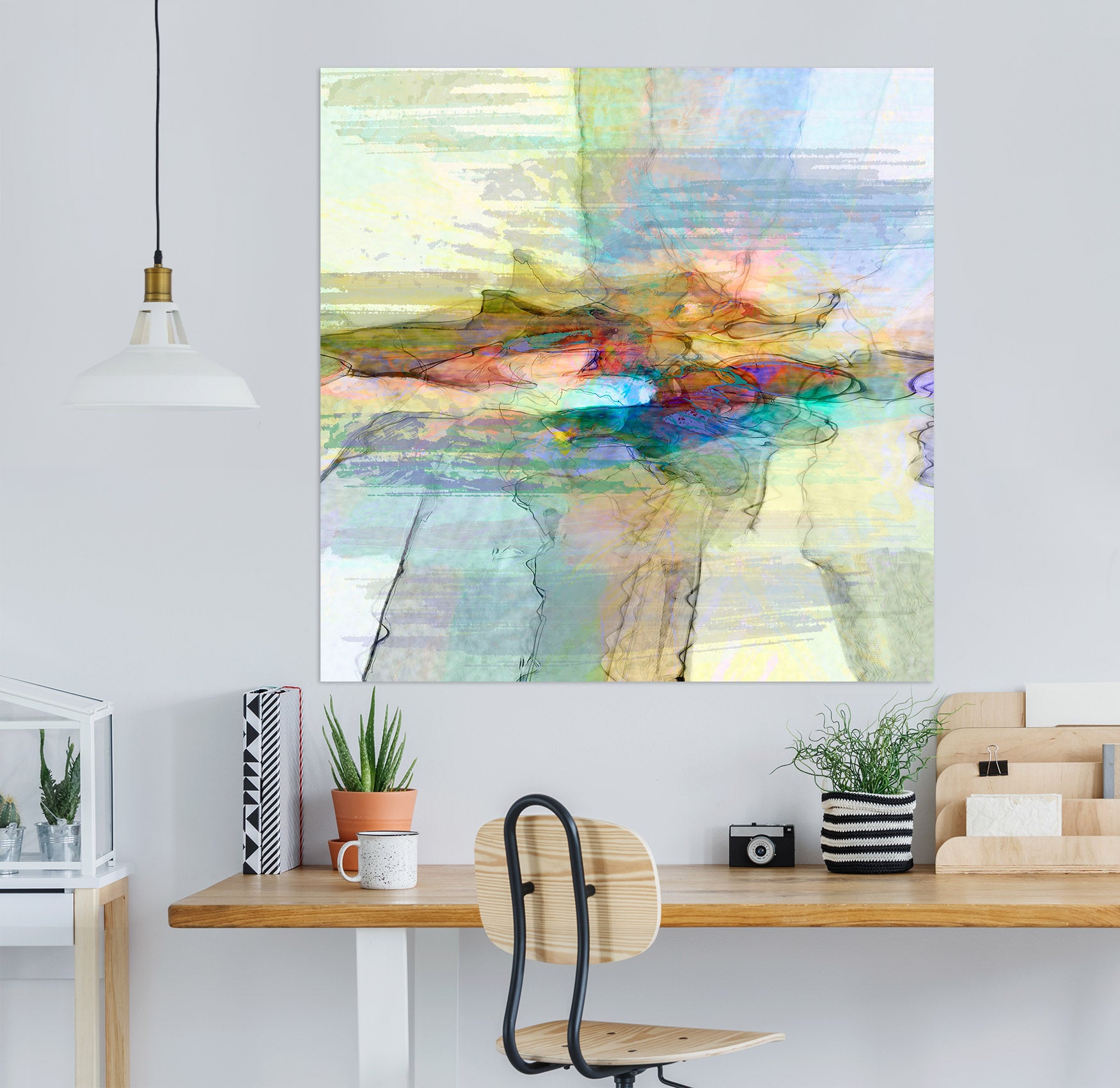 3D Painted Pattern 034 Michael Tienhaara Wall Sticker