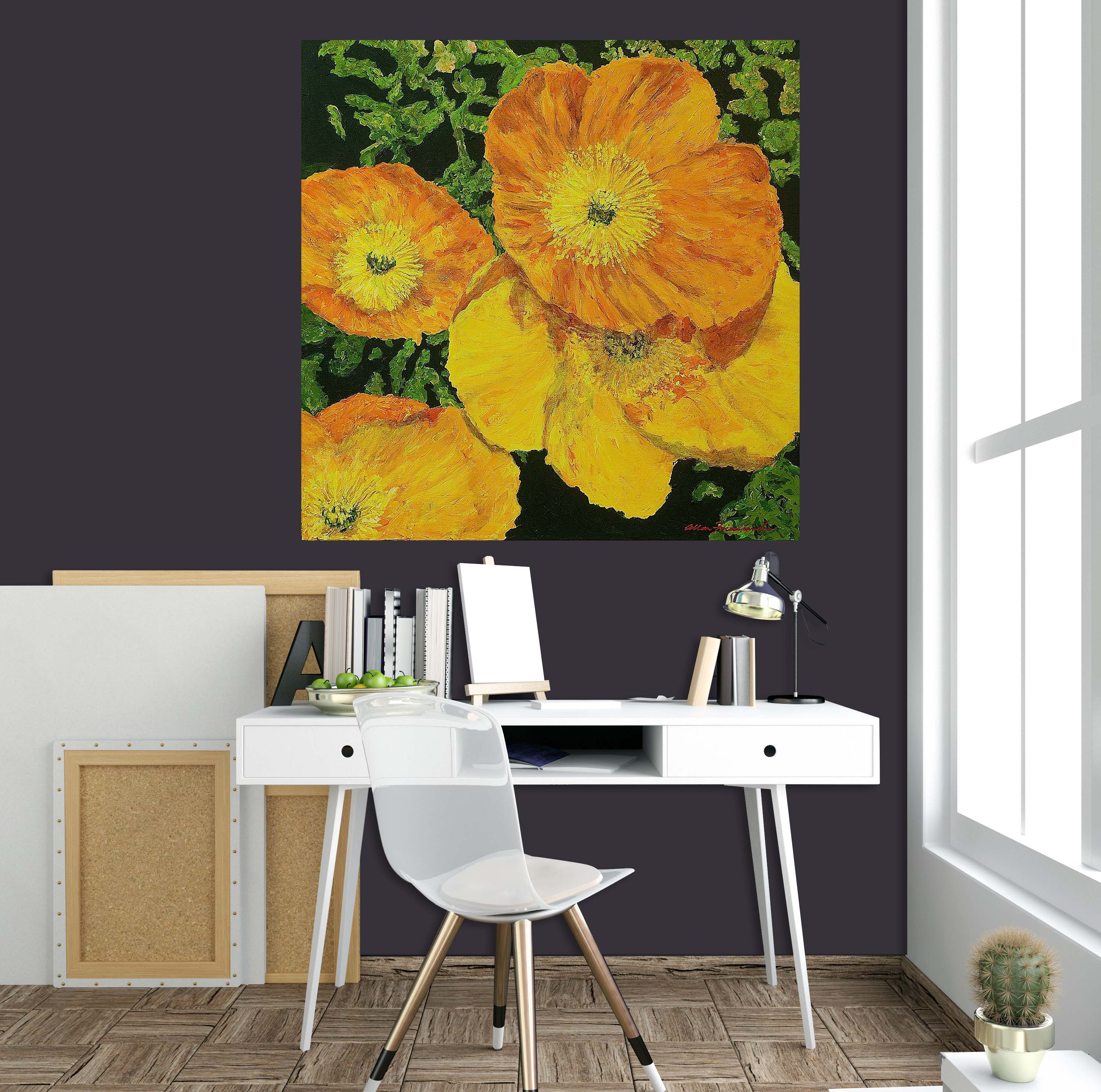 3D Flowers In Bloom 169 Allan P. Friedlander Wall Sticker