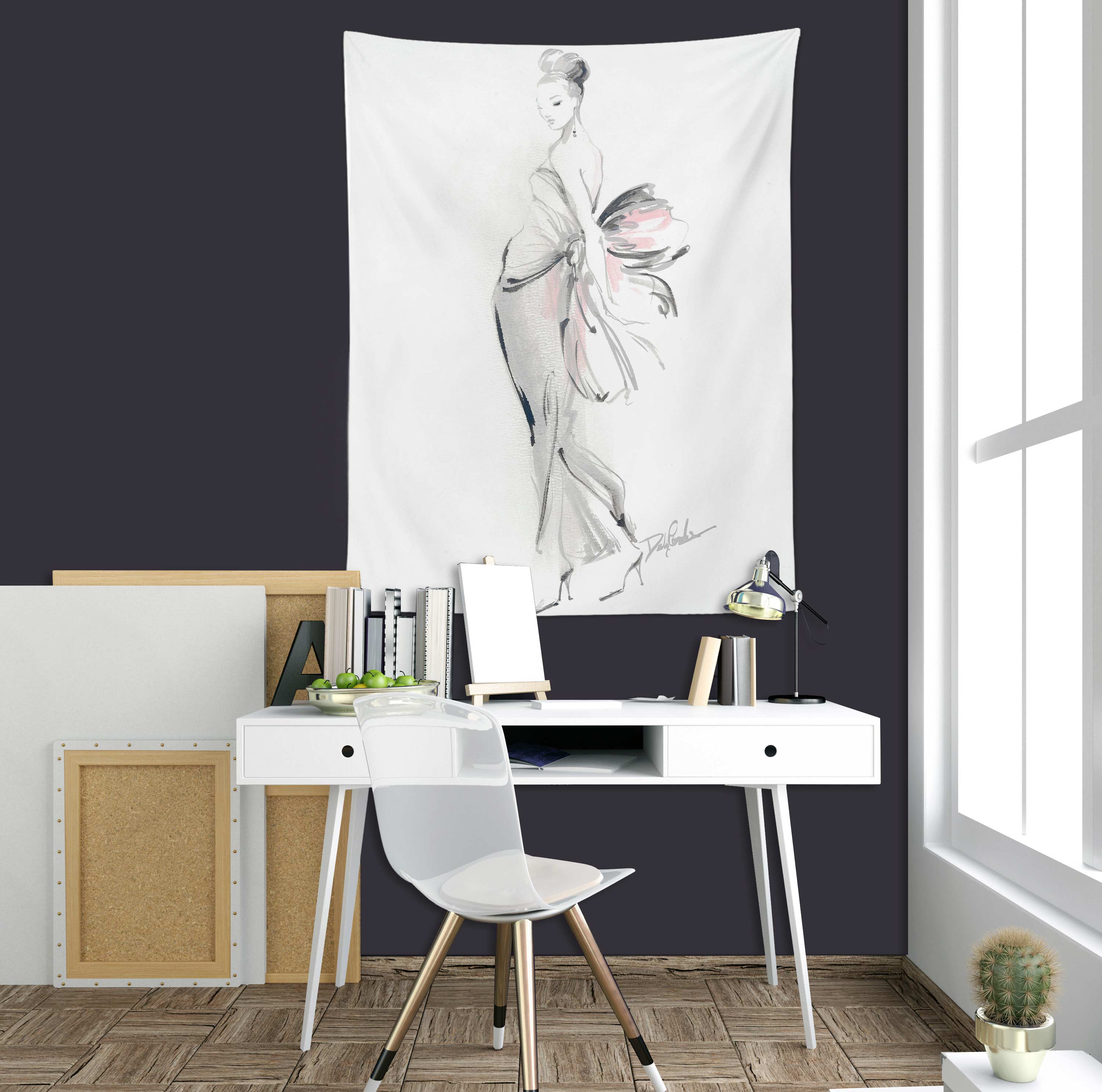 3D Skirt Model 111199 Debi Coules Tapestry Hanging Cloth Hang