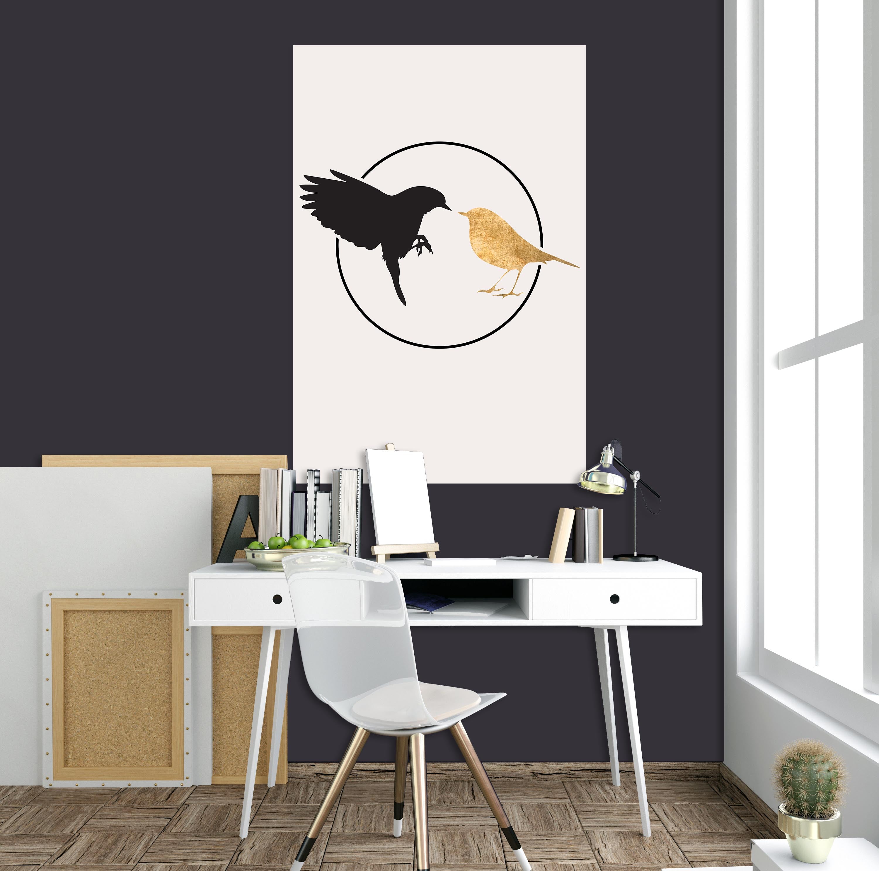 3D Bird Feeding 179 Boris Draschoff Wall Sticker