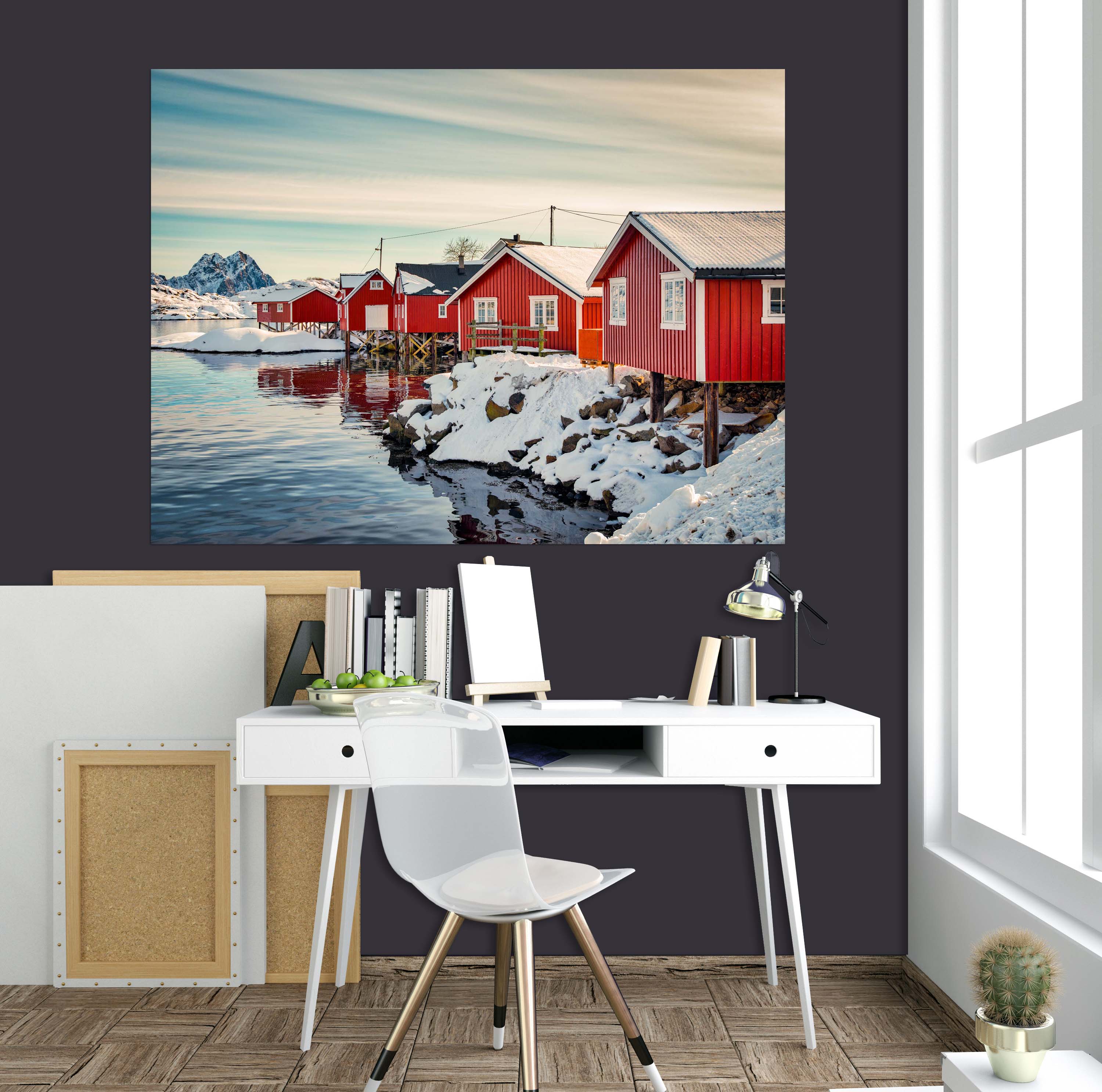 3D Red House 175 Marco Carmassi Wall Sticker