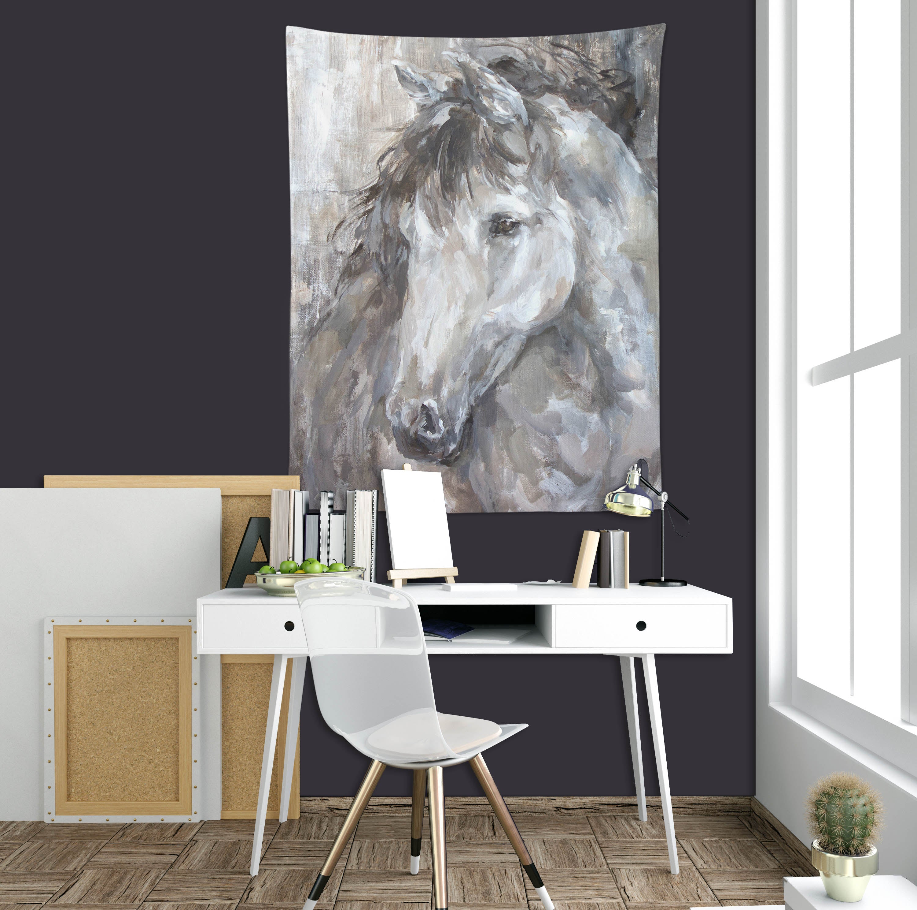 3D Painted Horse 7818 Debi Coules Tapestry Hanging Cloth Hang