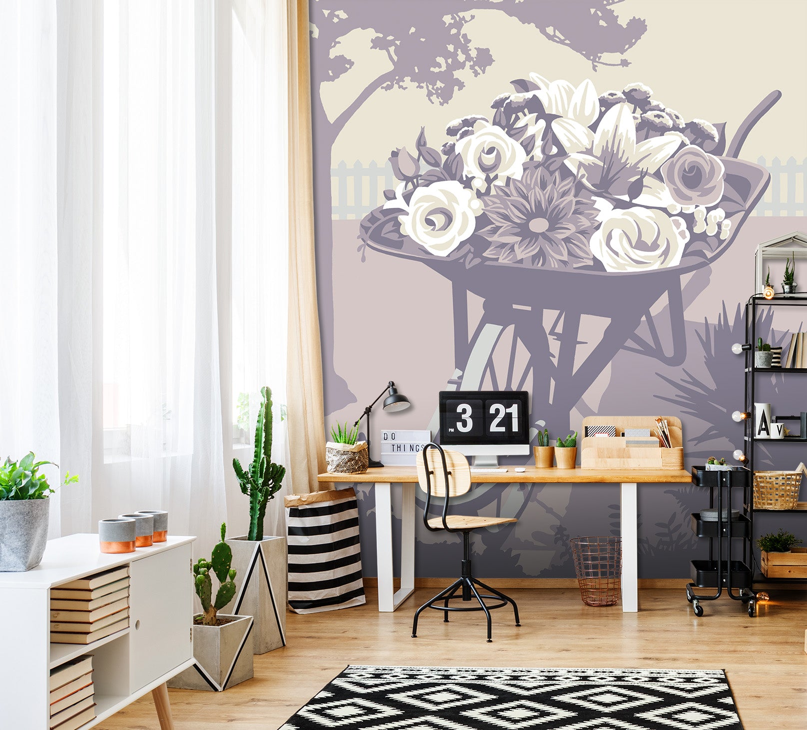 3D Chelsea Flower Show  1009 Steve Read Wall Mural Wall Murals