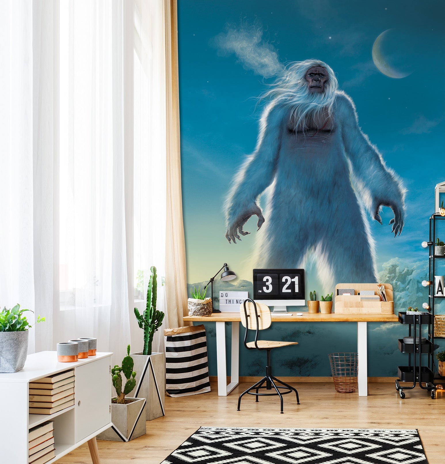 3D Giant Orangutan 1574 Wall Murals Exclusive Designer Vincent Wallpaper AJ Wallpaper 