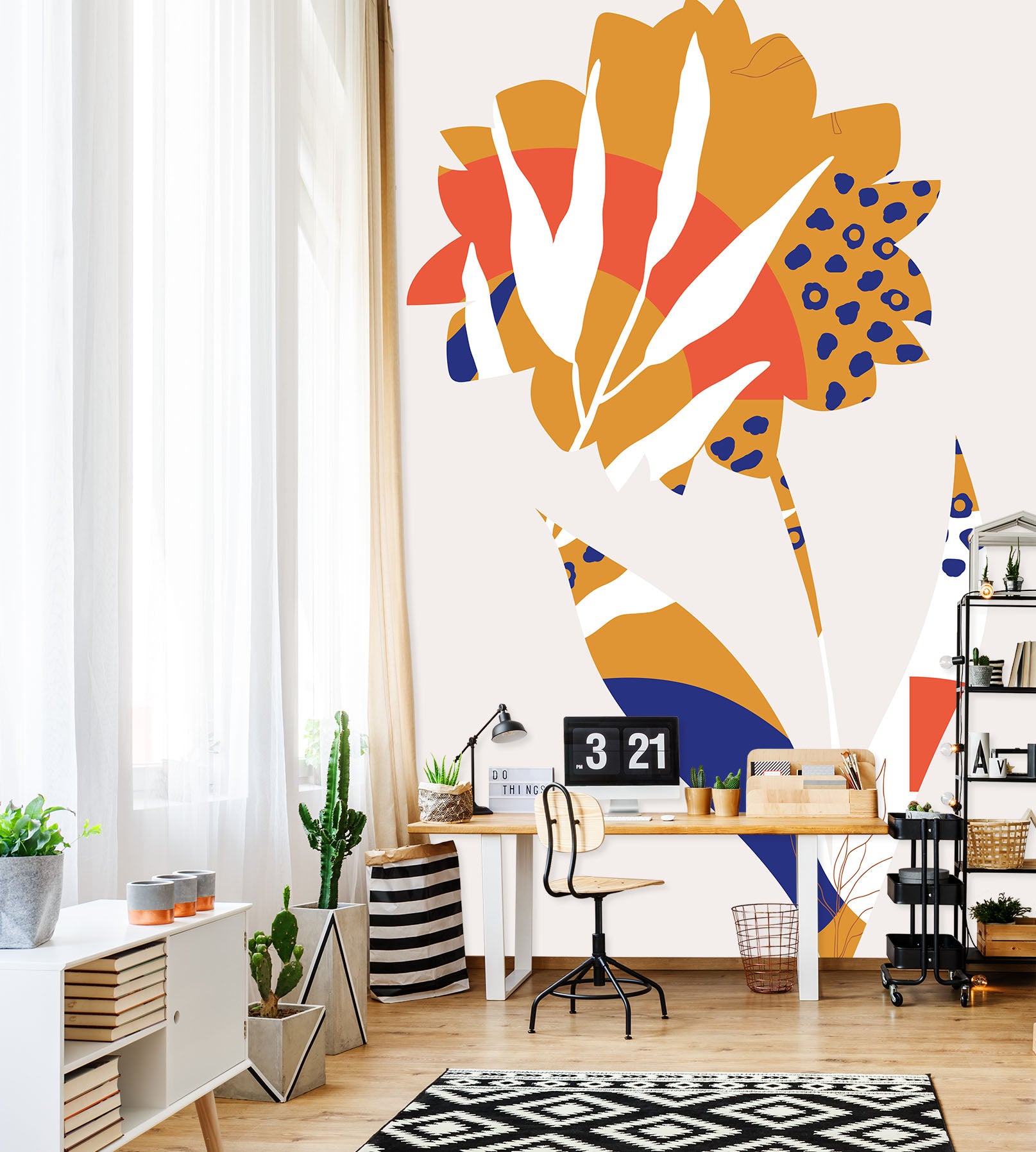 3D Color Pattern 1505 Boris Draschoff Wall Mural Wall Murals