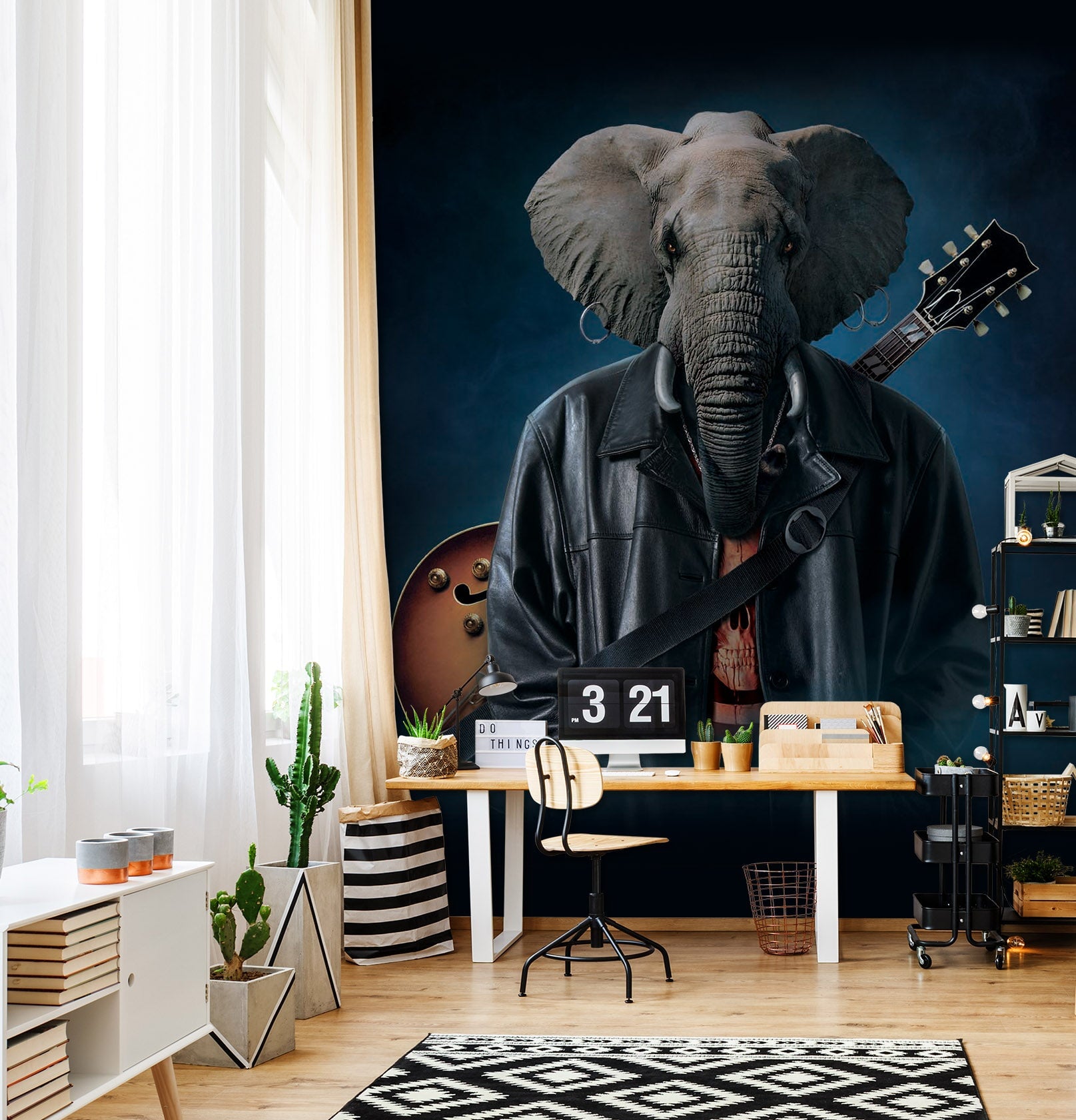 3D Elephice Cooper 1512 Wall Murals Exclusive Designer Vincent Wallpaper AJ Wallpaper 