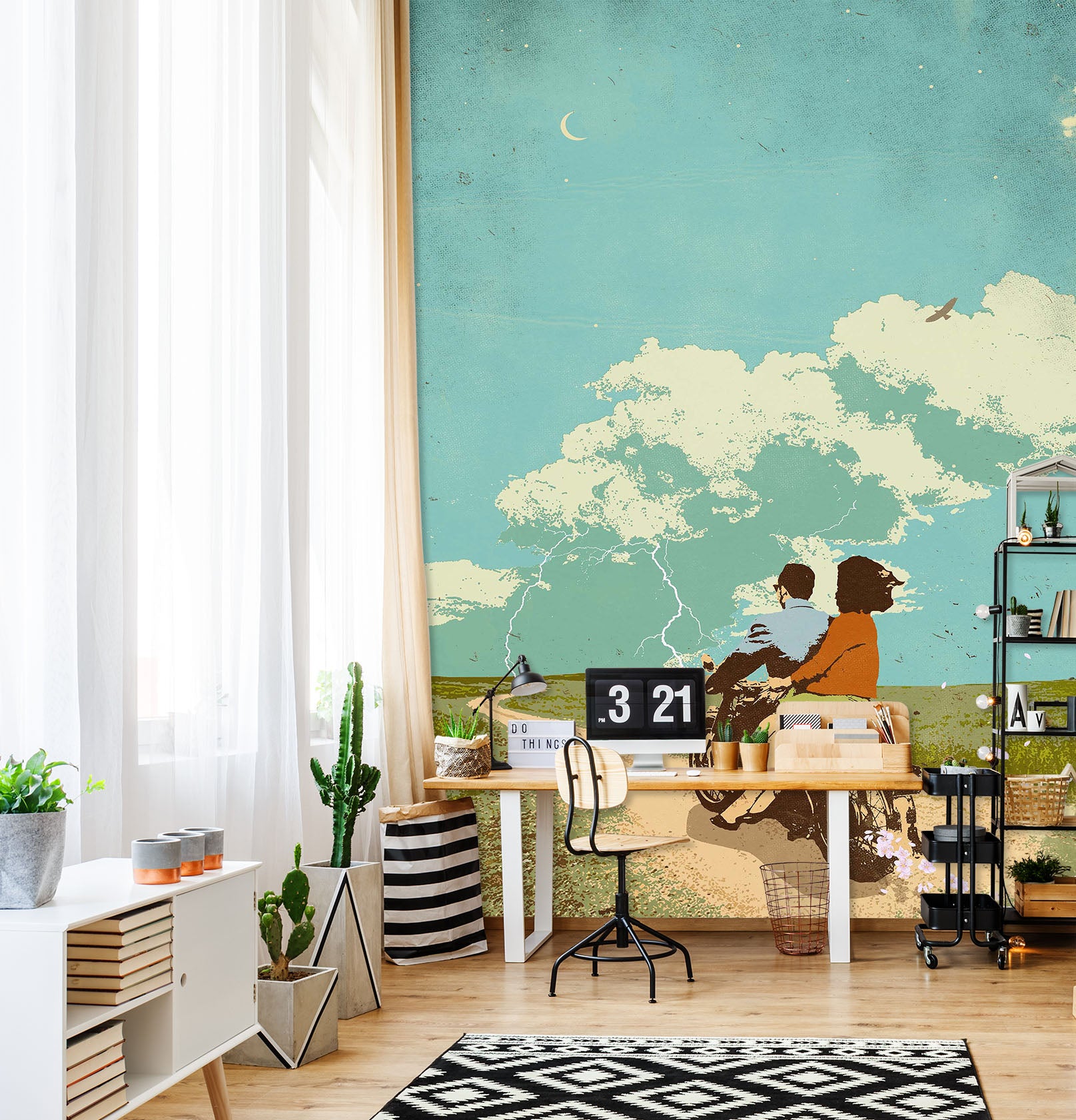 3D Slingshot 1415 Showdeer Wall Mural Wall Murals