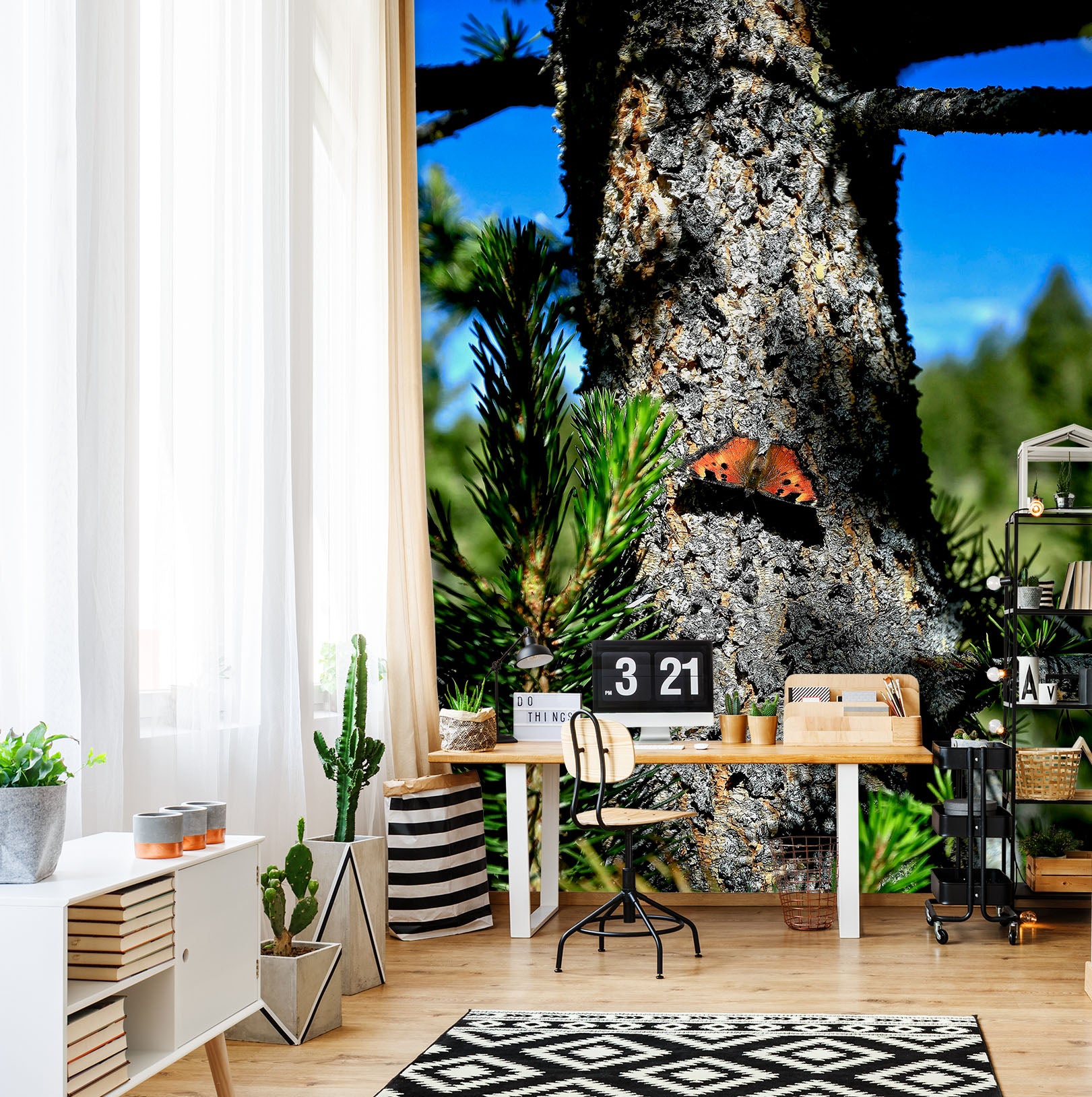 3D Alpine Butterfly 62097 Kathy Barefield Wall Mural Wall Murals