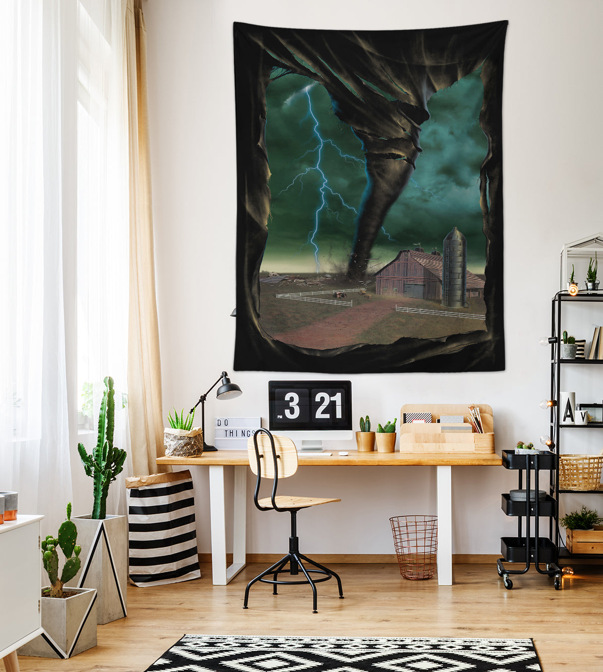 3D Tornado 11744 Vincent Tapestry Hanging Cloth Hang