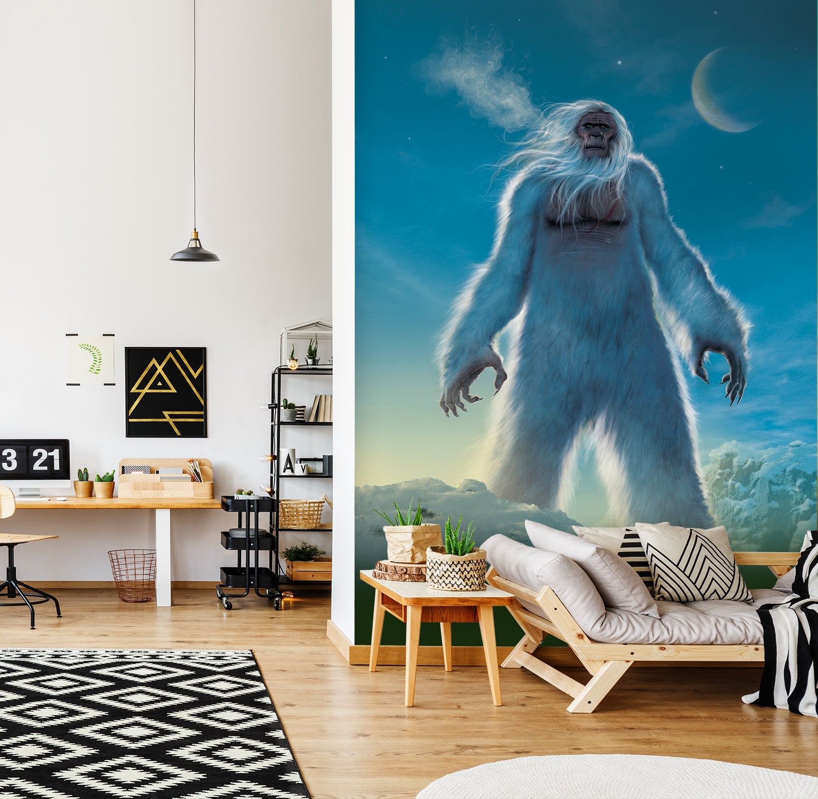 3D Giant Orangutan 1574 Wall Murals Exclusive Designer Vincent Wallpaper AJ Wallpaper 