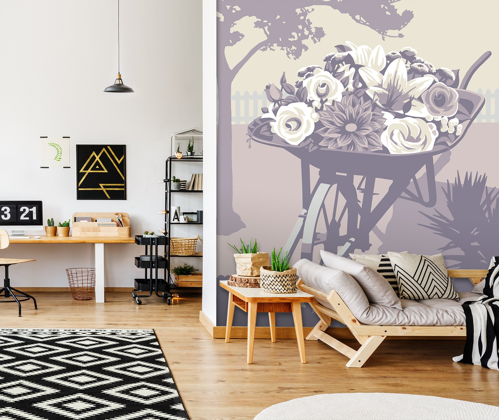 3D Chelsea Flower Show  1009 Steve Read Wall Mural Wall Murals