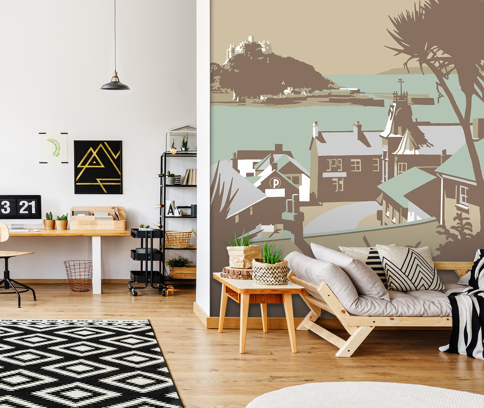 3D Marazion 1024 Steve Read Wall Mural Wall Murals