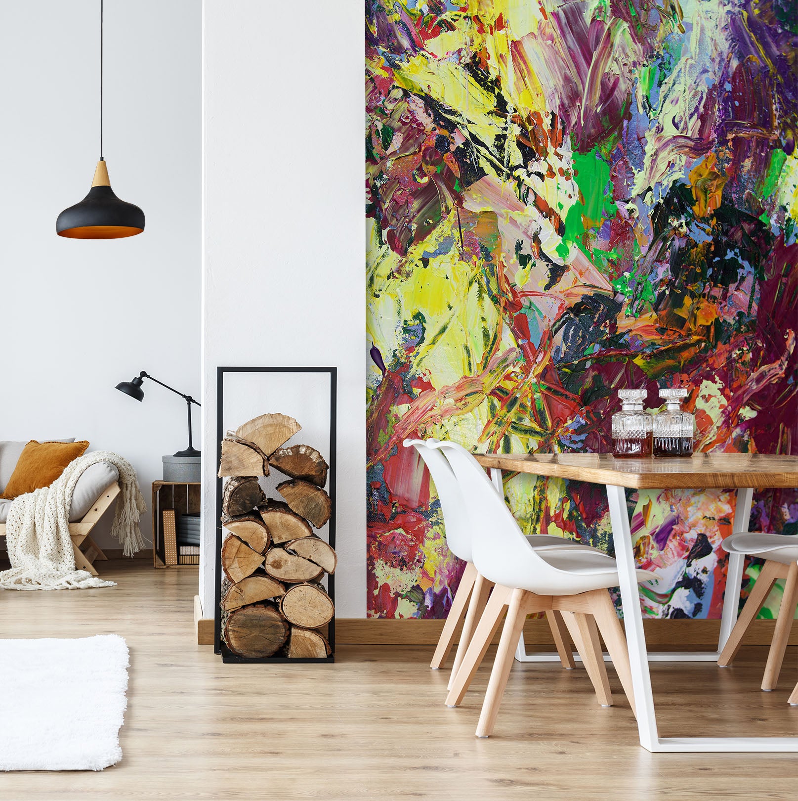 3D Color Art 280 Allan P. Friedlander Wall Mural Wall Murals