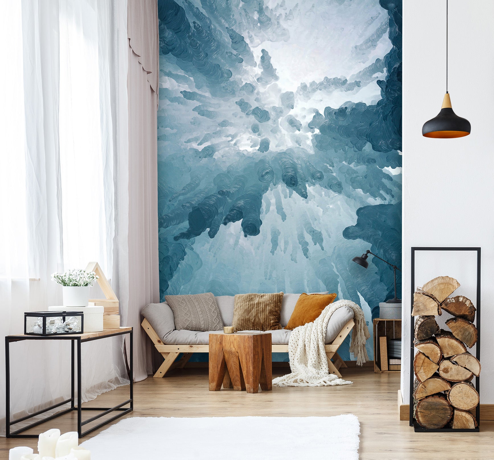 3D Glacier 1549 Wall Murals