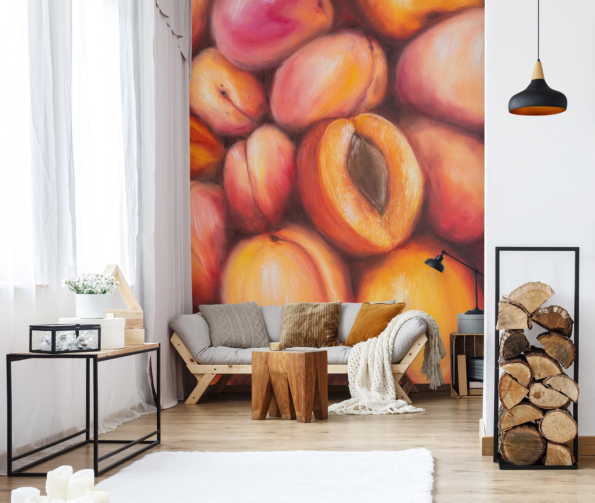3D Peach 1878 Marina Zotova Wall Mural Wall Murals
