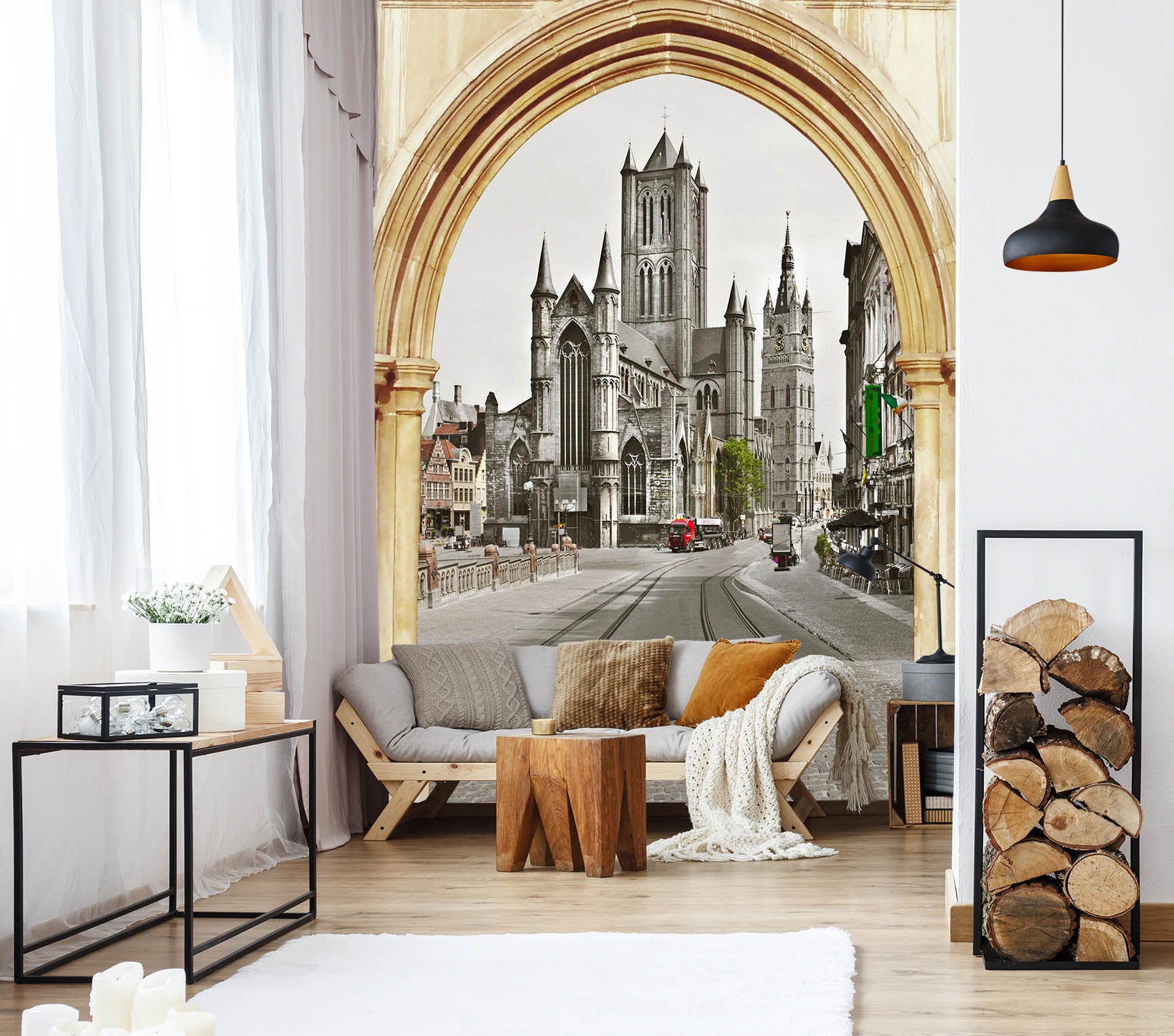 3D Religious Building 1878 Wall Murals