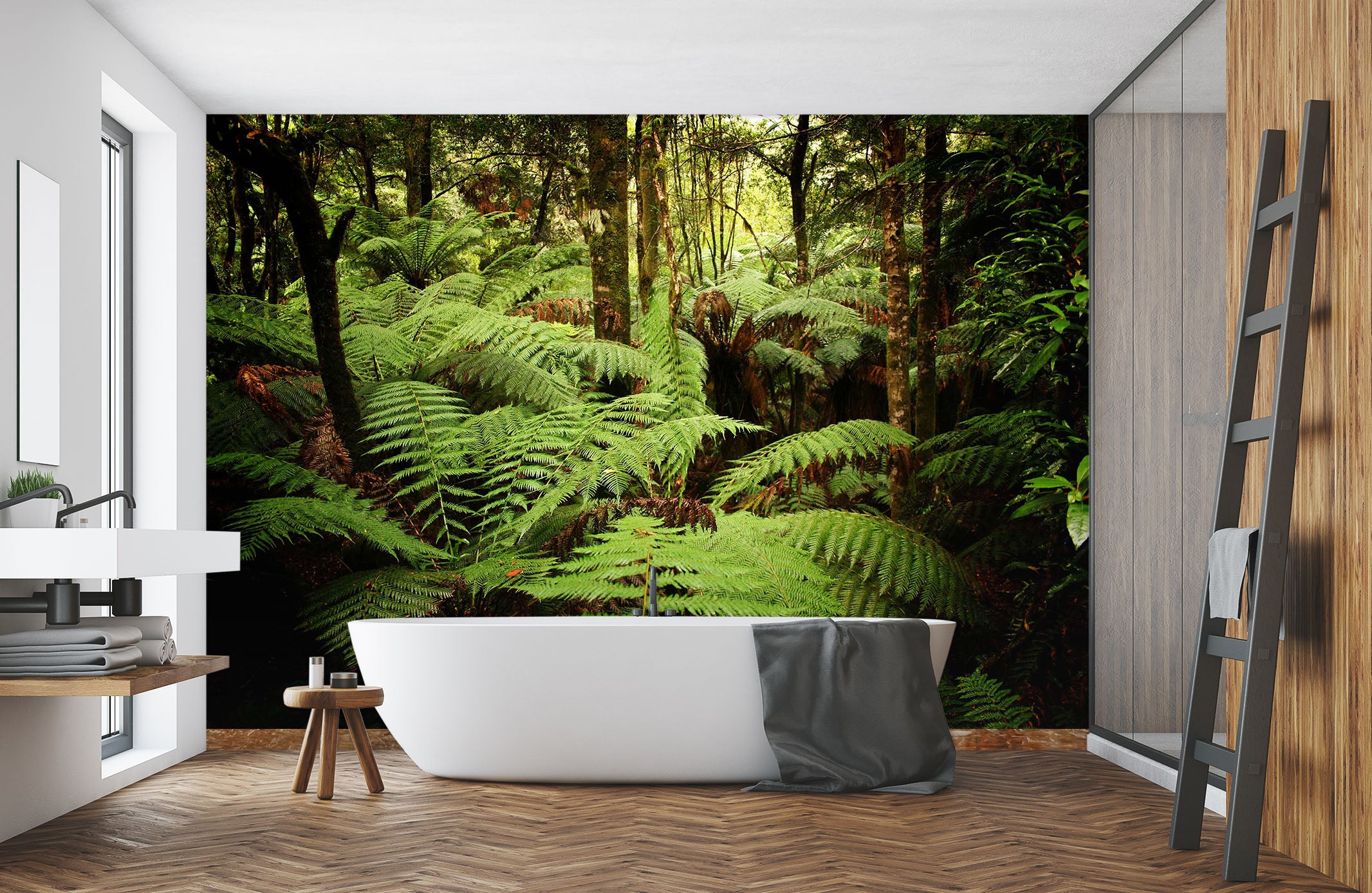 3D Tropical Rainforest 082 Wall Murals