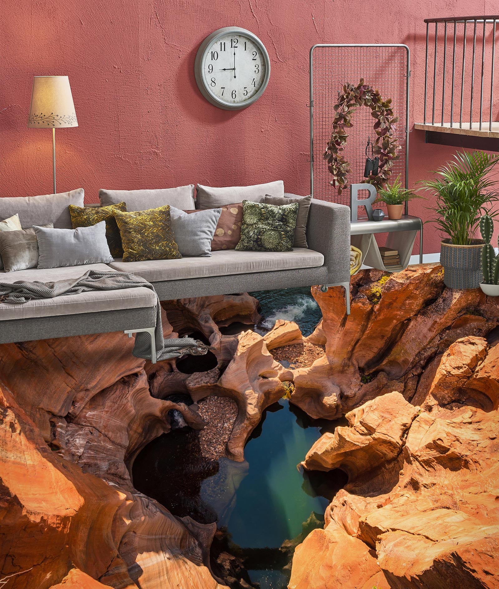 3D Loess Mountains 126 Floor Mural  Wallpaper Murals Rug & Mat Print Epoxy waterproof bath floor