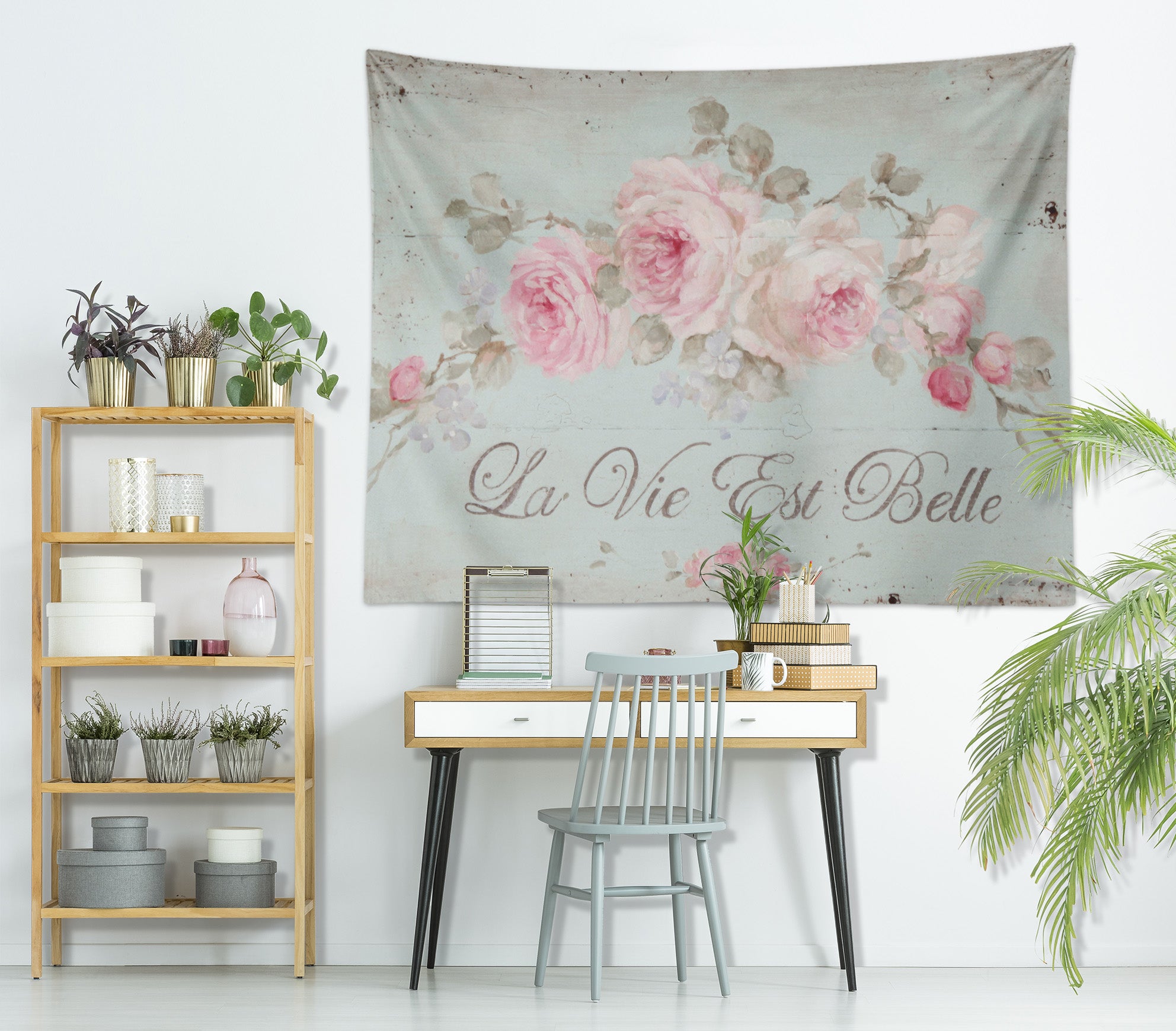 3D Rose Flower 7807 Debi Coules Tapestry Hanging Cloth Hang