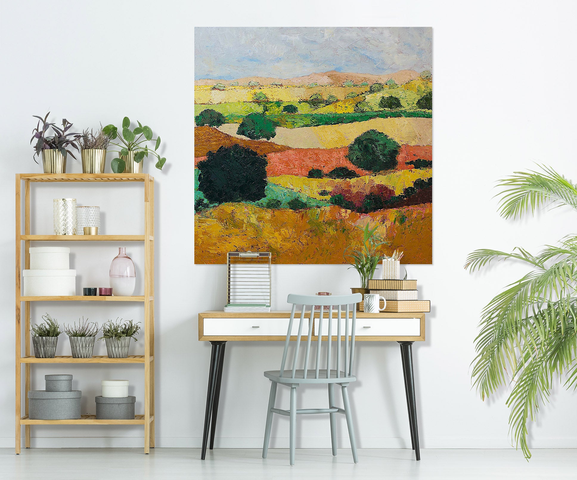 3D Colored Valley 151 Allan P. Friedlander Wall Sticker