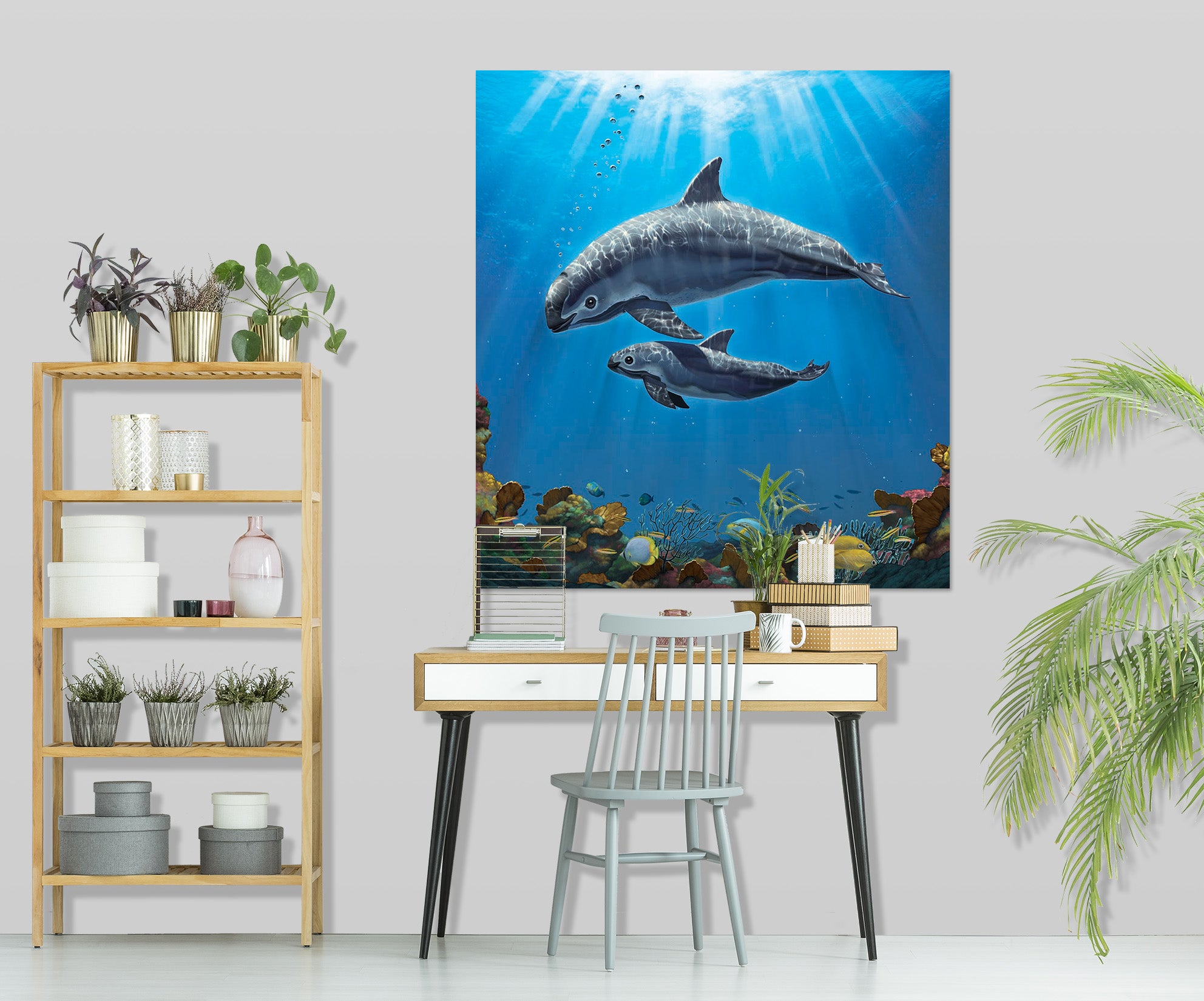 3D Vaquita Critically Endangered 090 Vincent Hie Wall Sticker