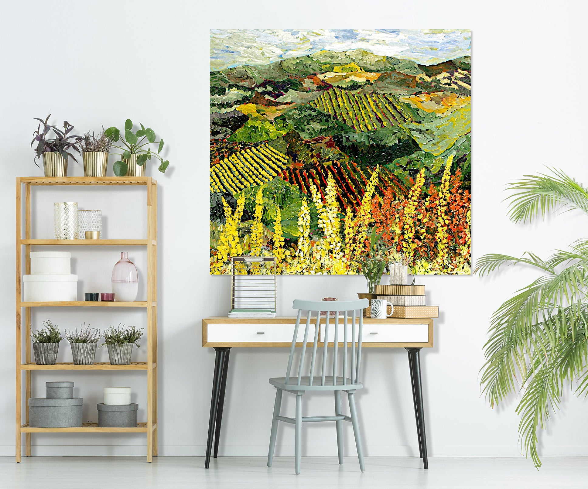 3D Wildflower Valley 131 Allan P. Friedlander Wall Sticker