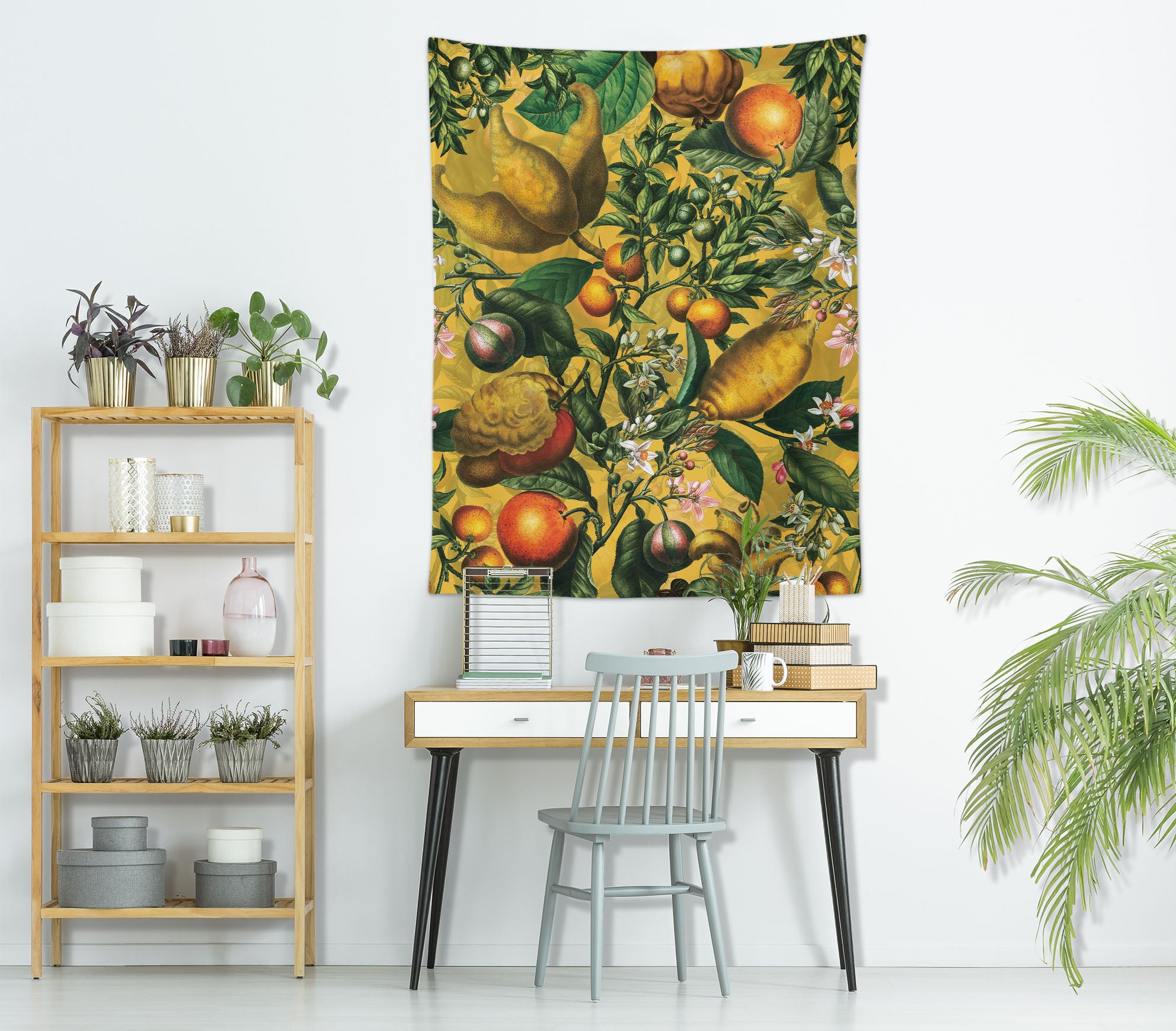 3D Orange Blossom 5376 Uta Naumann Tapestry Hanging Cloth Hang