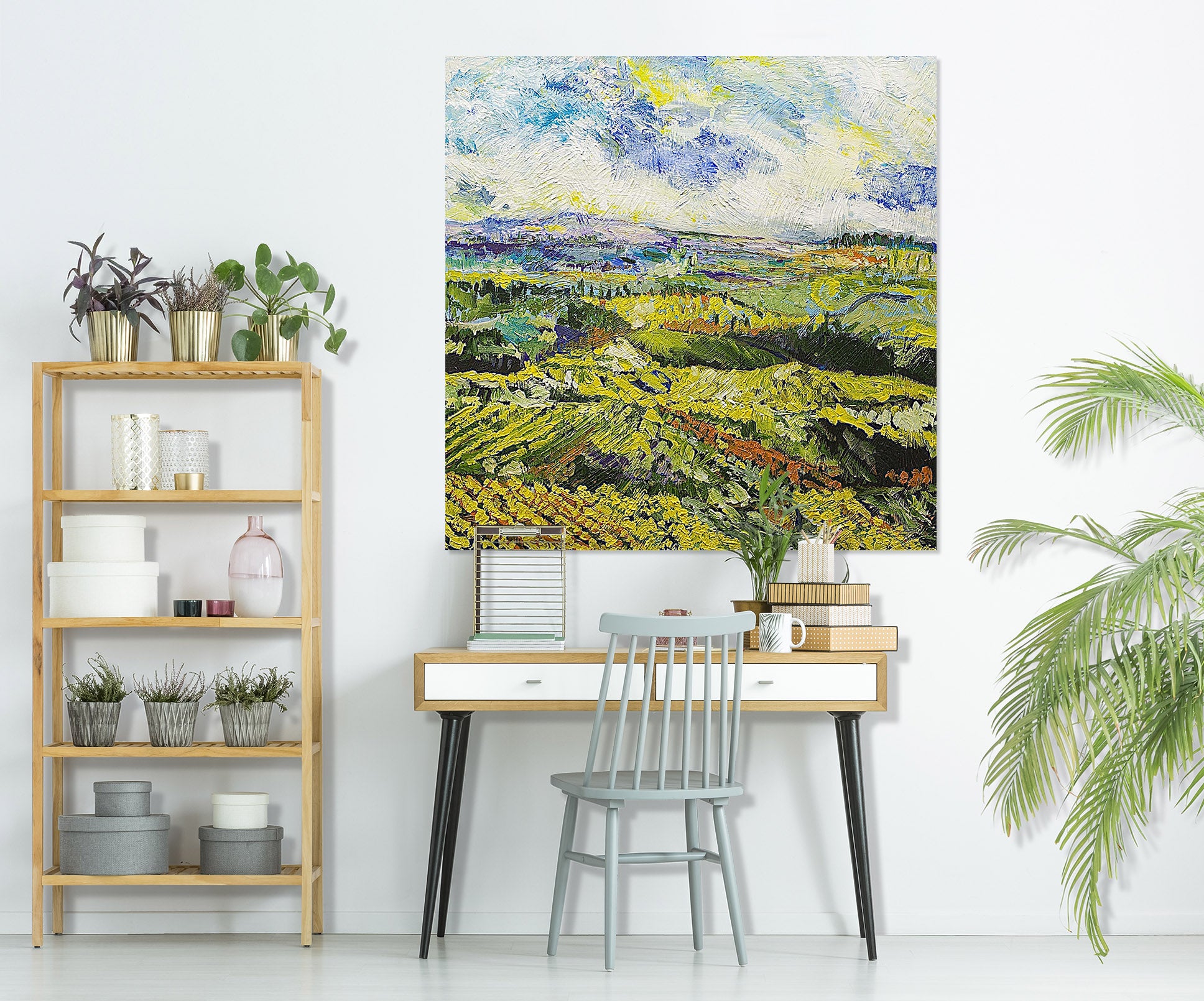 3D Field Painting 117 Allan P. Friedlander Wall Sticker