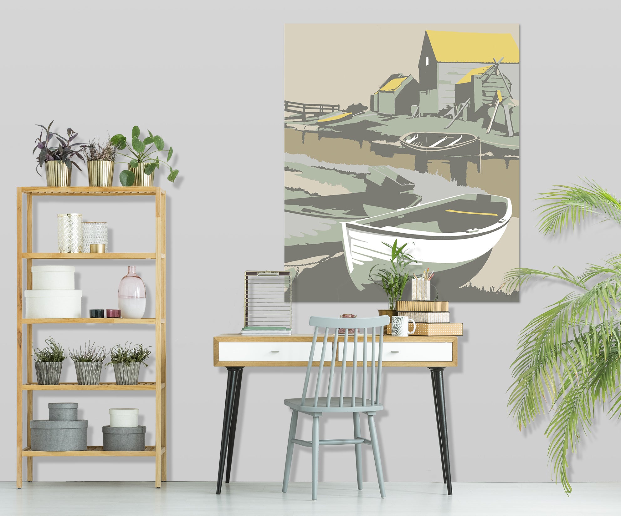 3D Southwold Harbour 063 Steve Read Wall Sticker