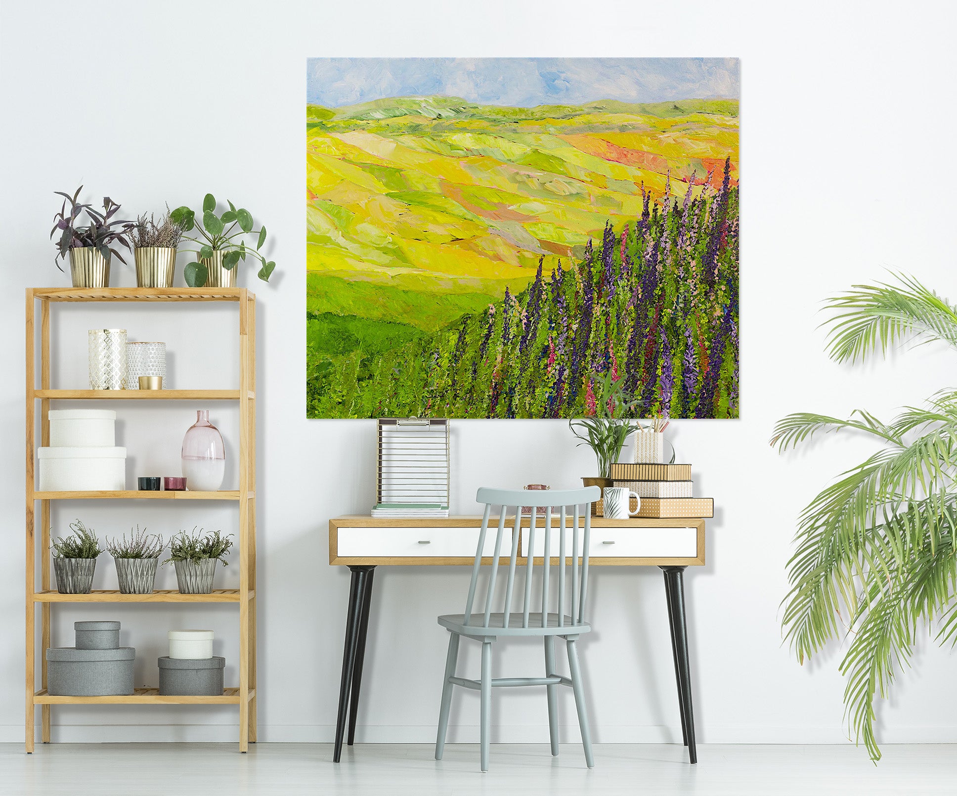 3D Misty Valley 156 Allan P. Friedlander Wall Sticker