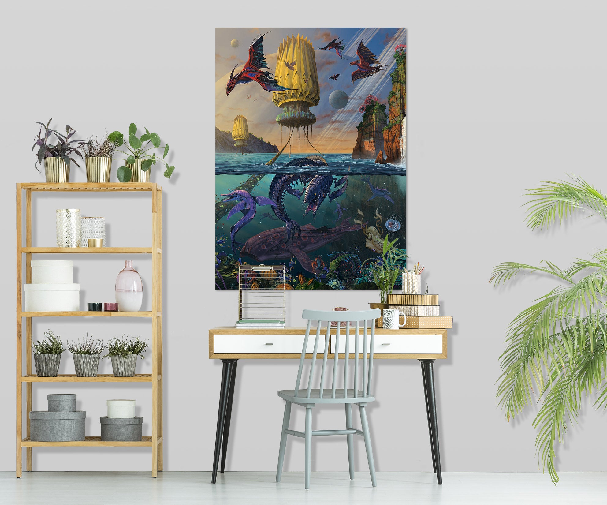 3D Cyris Undiscovered 027 Vincent Hie Wall Sticker