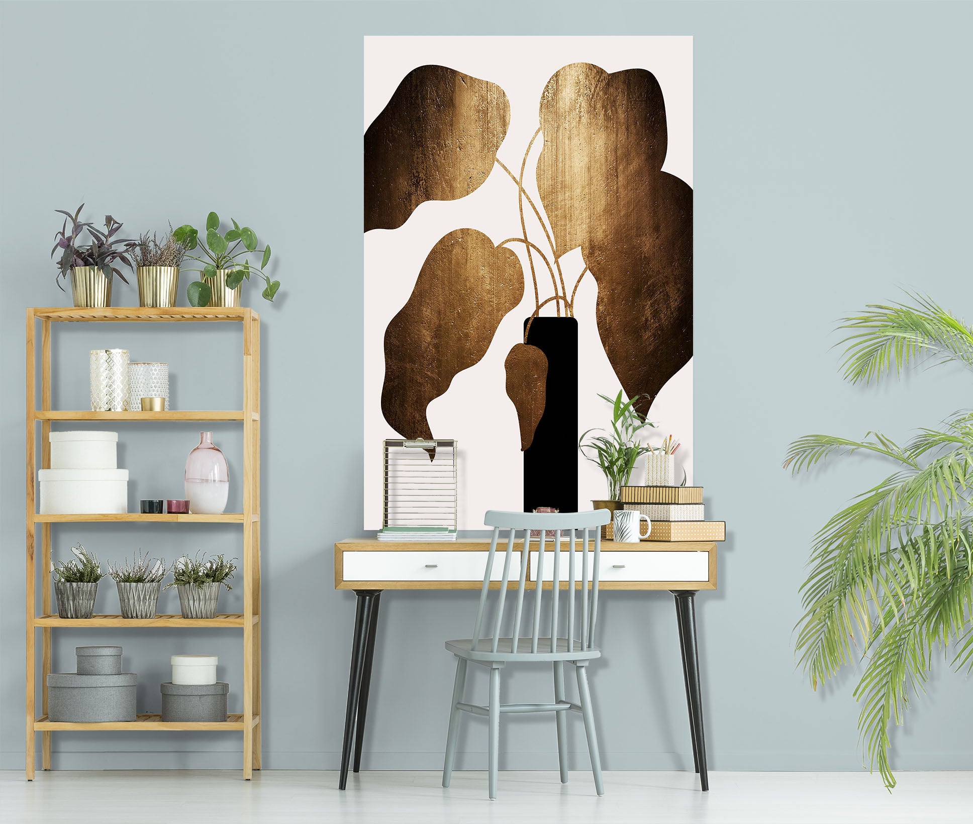 3D Sunny Leaves 102 Boris Draschoff Wall Sticker