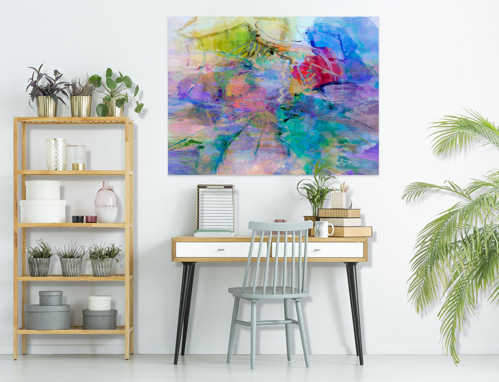 3D Color Convergence 022 Michael Tienhaara Wall Sticker